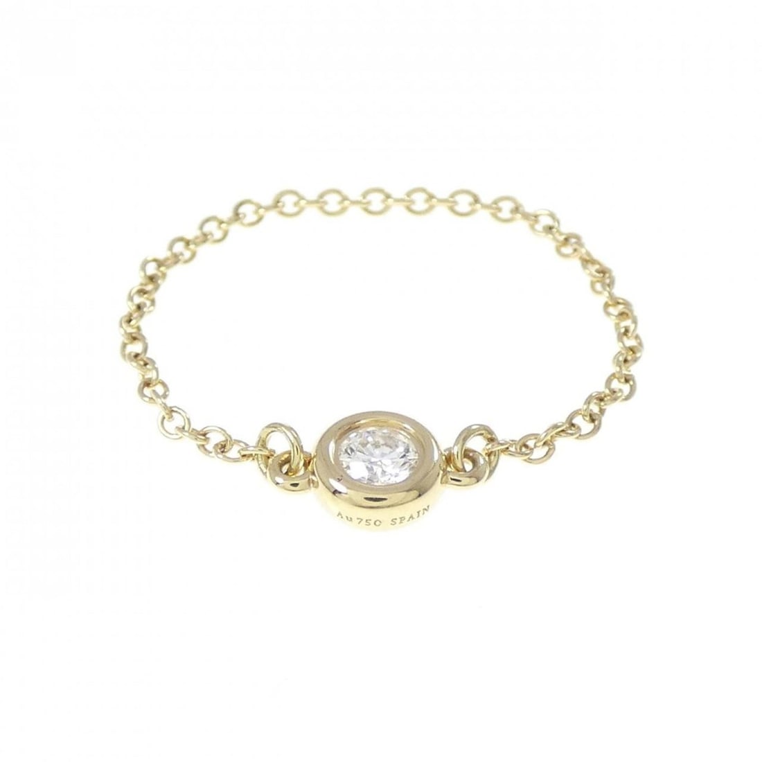 Tiffany By the Yard Ring: --- Catalog ---Category: SizeJP Size: 12US Size: 6.5Category: DesignColor: Yellow goldGender: WomenMaterial: Yellow goldCategory: GeneralBrand: Tiffany--- Item List ---Section: ConditionRanking: Rank