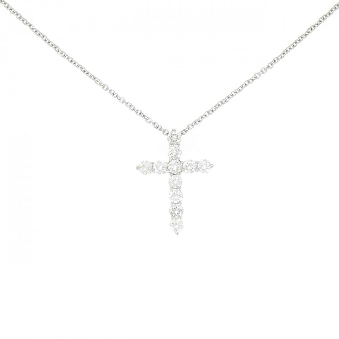 Tiffany small cross necklace: --- Catalog ---Category: SizePendant Size: 18.4mm x 13.3mm / 0.72'' x 0.52''Category: DesignGender: WomenMaterial: PlatinumPendant Type: PendantNecklace Type: NecklaceCategory: GeneralMPN: