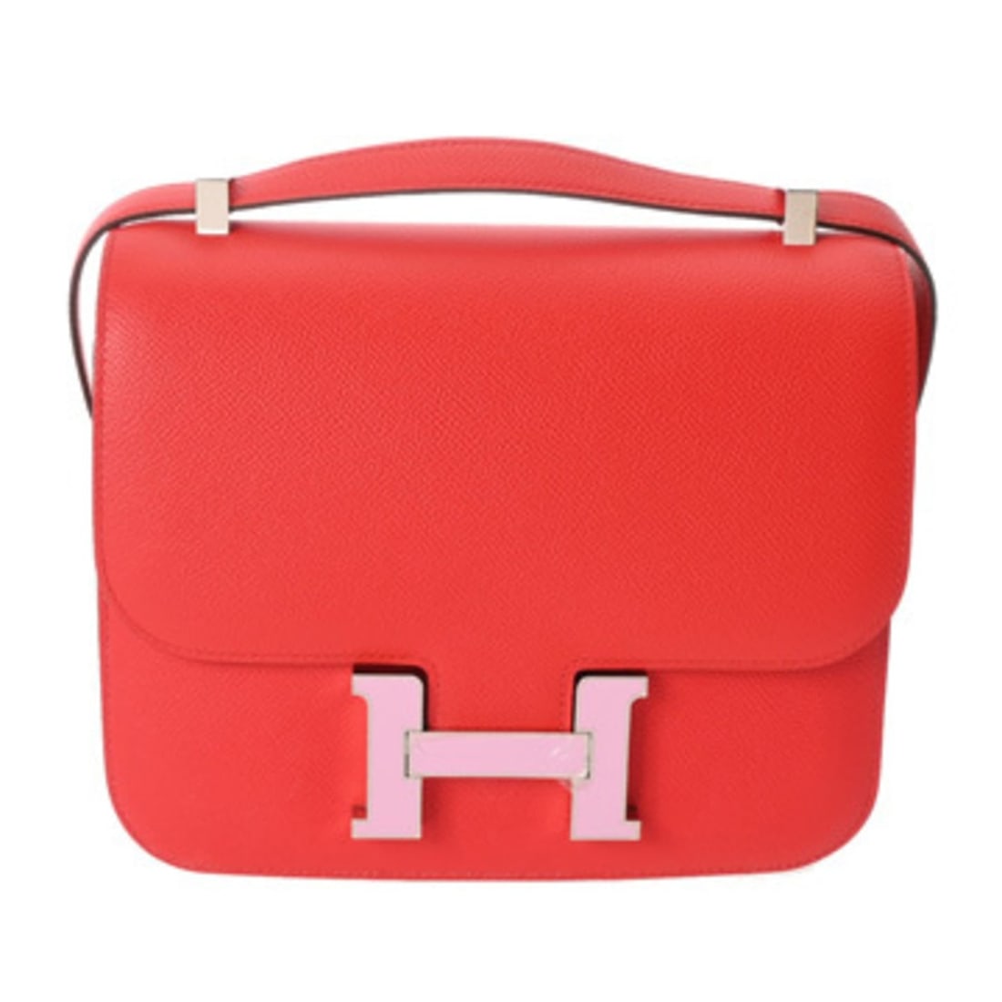 HERMES Constance 3 24 Rouge Coupe D Stamp (circa 2019) Women's Epsom Leather Shoulder Bag, A Rank,: --- Catalog ---Category: SizeSize (HxWxD): 18cm x 23cm x 4cm / 7.08'' x 9.05'' x 1.57''Strap Length: 55cm - 93cm / 21.65'' - 36.61''Category: DesignType: Shoulder bagGender: WomenMaterial: Epsom leath