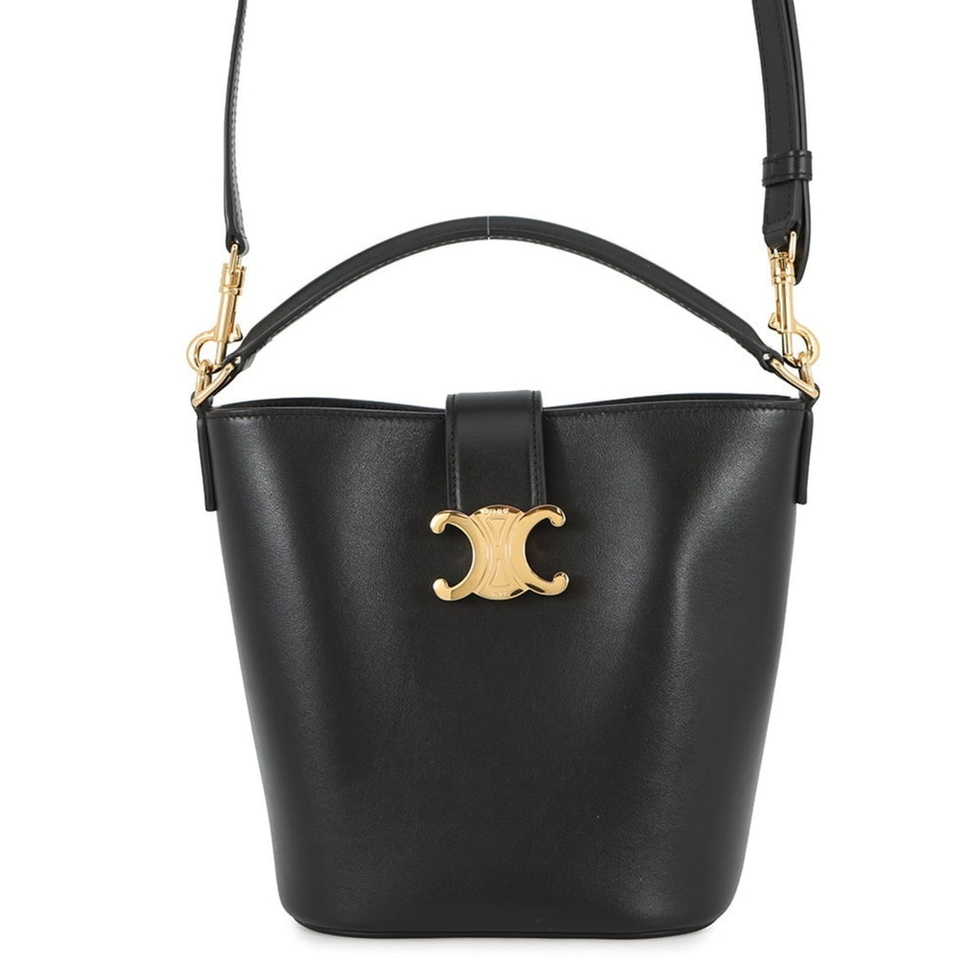 Celine Triomphe Small Bucket Louise Handbag 119173FX9.04LU CELINE 2-way Black (1 of 18)