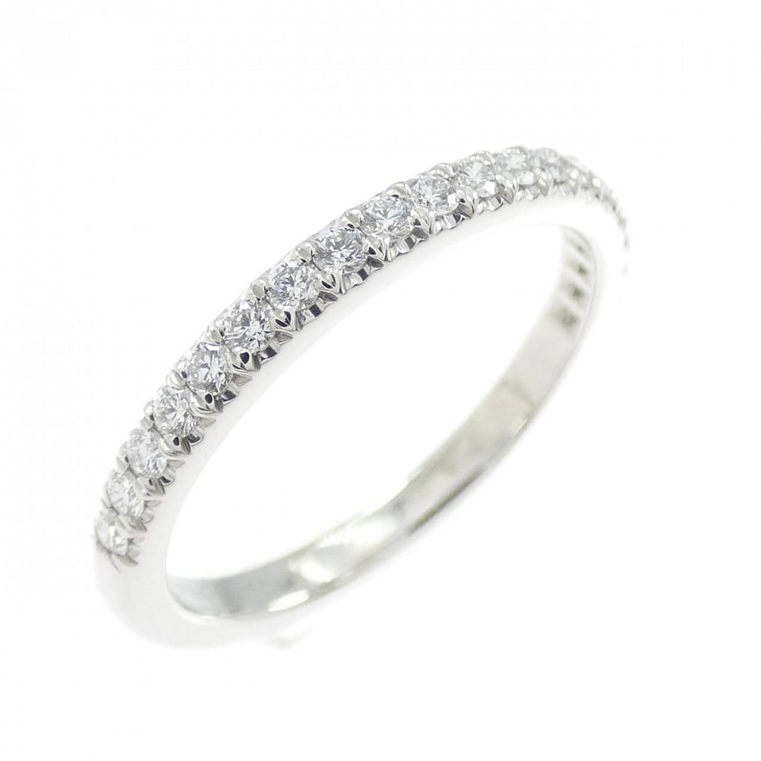 Tiffany Soleste Half Circle Ring: --- Catalog ---Category: SizeJP Size: 7US Size: 4Category: DesignColor: SilverStone: DiamondGender: WomenMaterial: PlatinumCategory: GeneralMPN: 60004106Brand: Tiffany--- Item List ---Section: Conditi