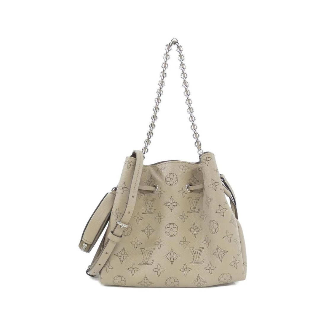 Louis Vuitton Mahina Bella M57201 Shoulder Bag: --- Catalog ---Category: SizeSize (HxWxD): 19cm x 22cm x 14cm / 7.48'' x 8.66'' x 5.51''Category: DesignType: Pouch, Shoulder bagColor: BeigeGender: WomenMaterial: Mahina leather Category: