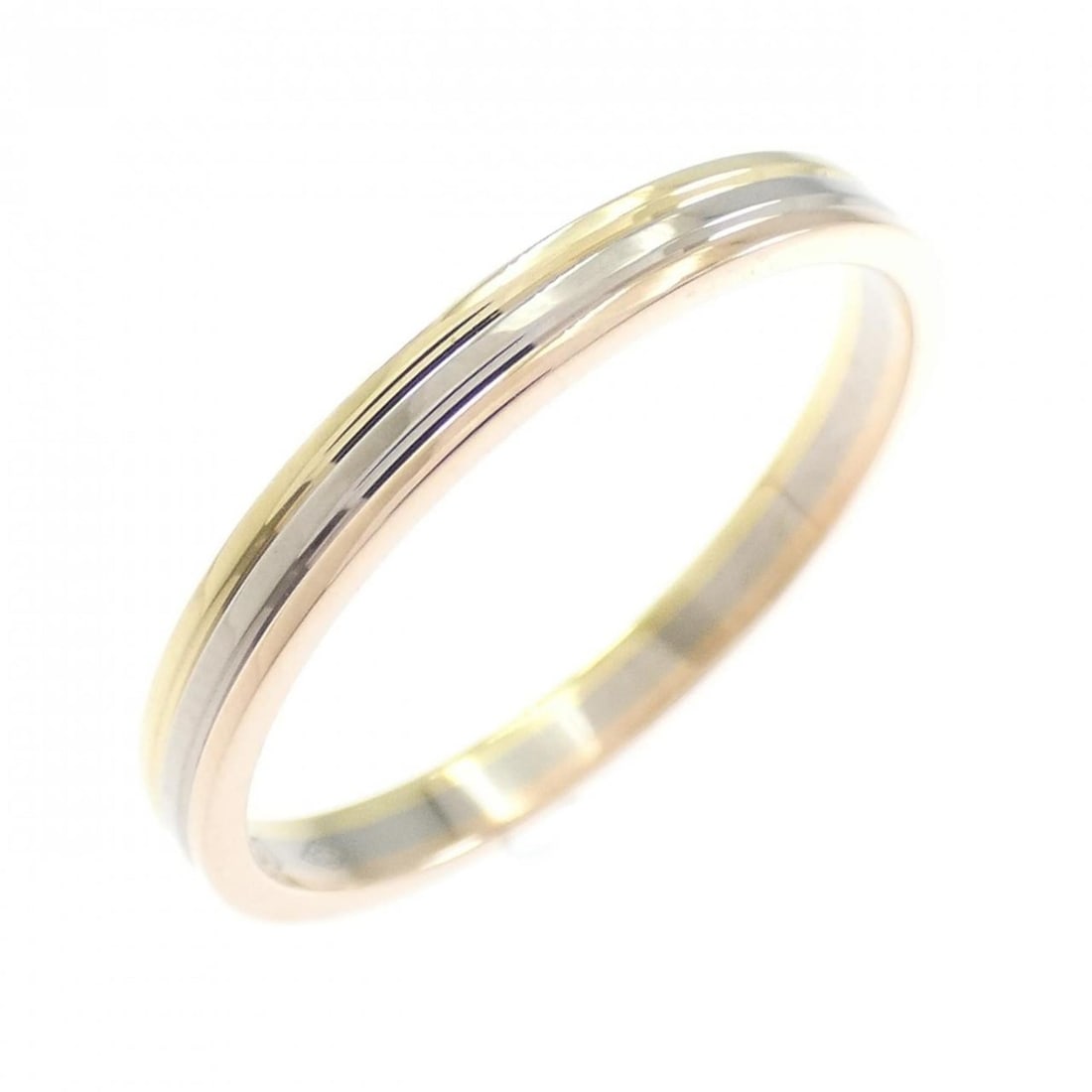Cartier Vendome Aoyama Ring: --- Catalog ---Category: SizeWidth: 2.4mm / 0.09''Weight: 2.7g / 0.09oz.JP Size: 18US Size: 9Category: DesignType: Band ringGender: MenMaterial: Pink gold (18K), White gold (18K), Yellow gold