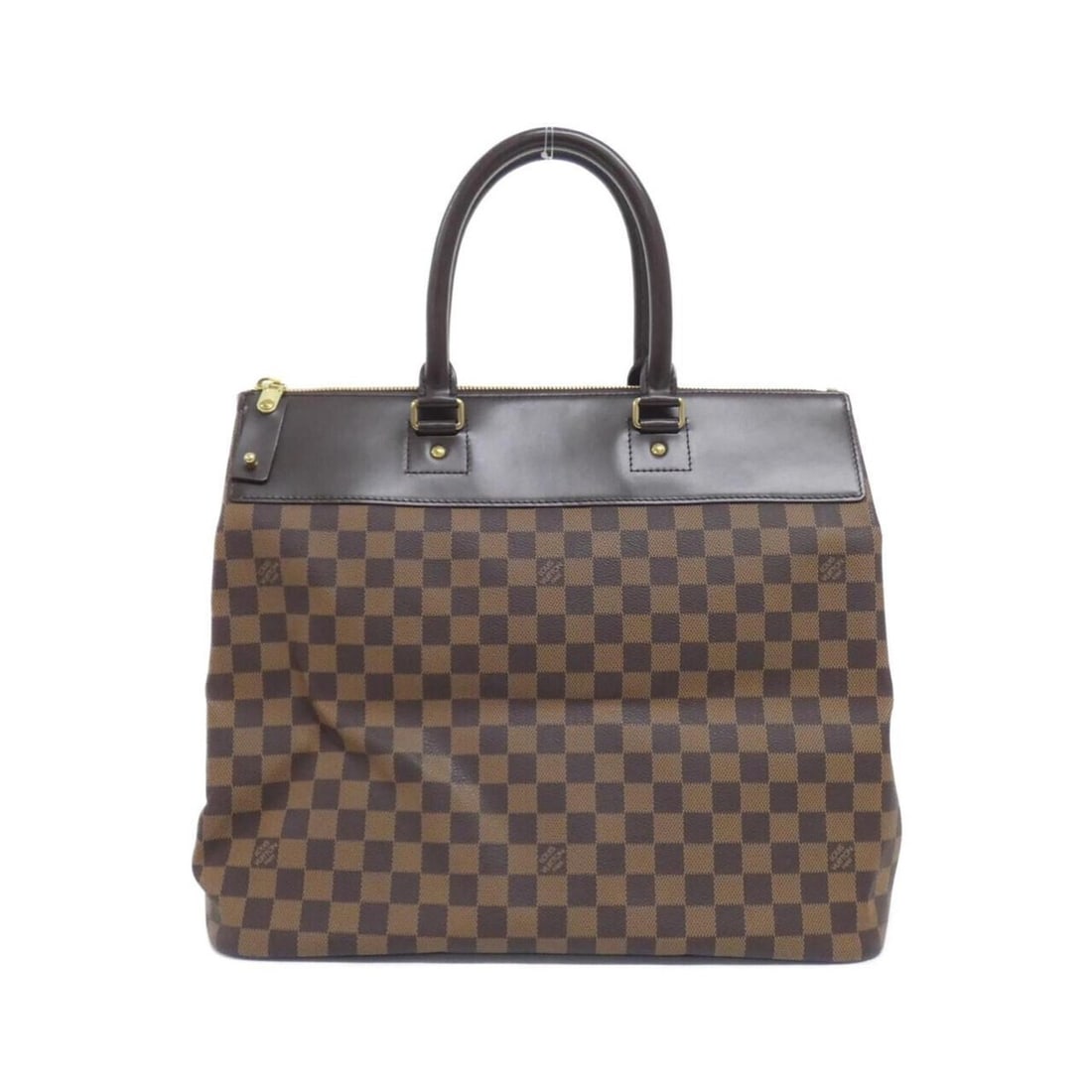 Louis Vuitton Damier Greenwich PM N41165 Boston Bag: --- Catalog ---Category: SizeWeight: 1.14kg / 2.51lb.Size (HxWxD): 34cm x 39cm x 23cm / 13.38'' x 15.35'' x 9.05''Handle Length: 37cm / 14.56''Category: DesignType: Boston bagColor: EbeneGender: