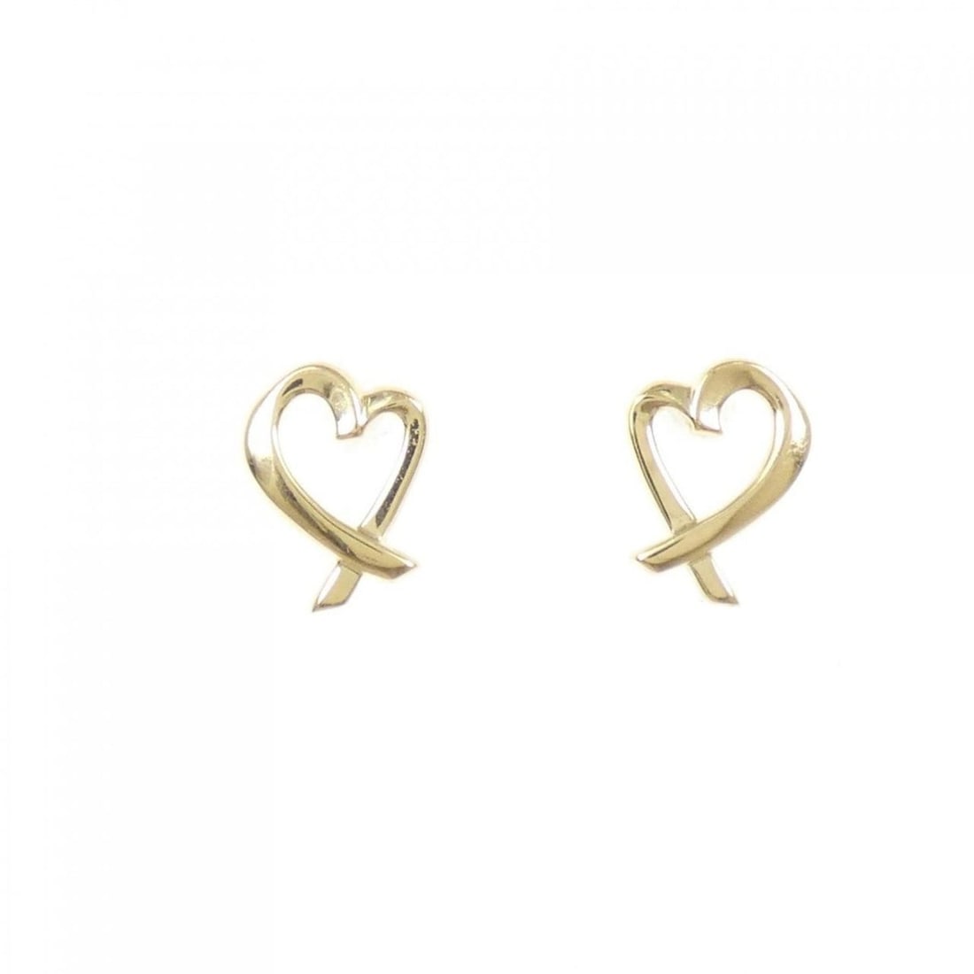 Tiffany Loving Heart Earrings: --- Catalog ---Category: SizeWeight: 2g / 0.07oz.Size (HxWxD): 10.20mm x 7.60mm / 0.40'' x 0.30''Category: DesignType: Stud earringsGender: WomenMaterial: Yellow gold (18K)Category: GeneralLine: Lovin