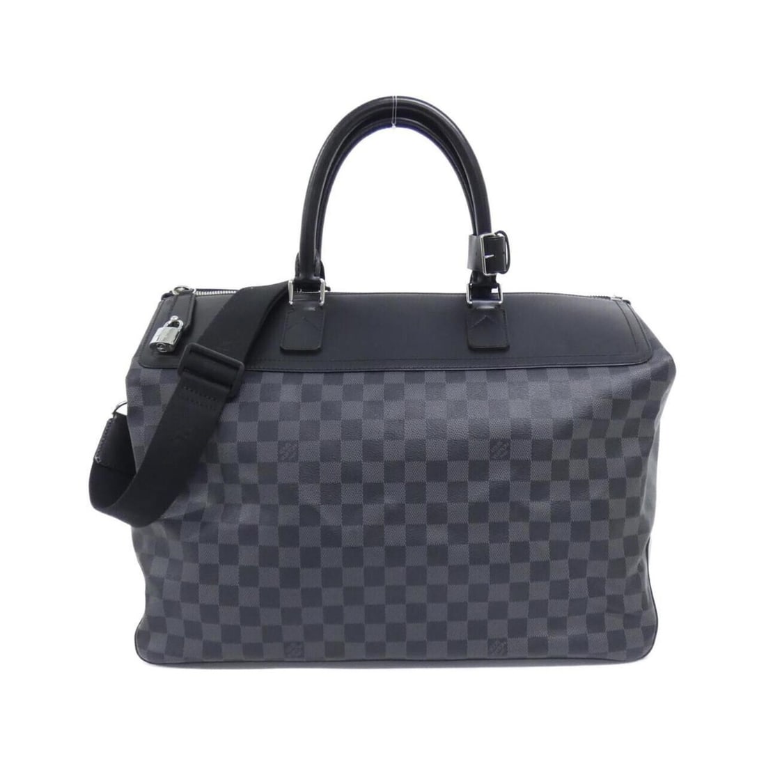 Louis Vuitton Damier Graphite Neo Greenwich Boston Bag N41164: --- Catalog ---Category: SizeSize (HxWxD): 35cm x 46cm x 23cm / 13.77'' x 18.11'' x 9.05''Category: DesignType: Boston bagColor: Dark gray, GraphiteGender: Women,MenMaterial: Coated canvas Category: G