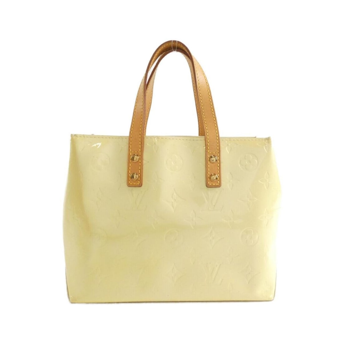 Louis Vuitton Vernis Lead PM M91336 Handbag: --- Catalog ---Category: SizeSize (HxWxD): 18cm x 23cm x 11cm / 7.08'' x 9.05'' x 4.33''Category: DesignType: HandbagColor: Pearl yellowGender: WomenMaterial: Leather Leather/Fur Type: Enamel LeatherC