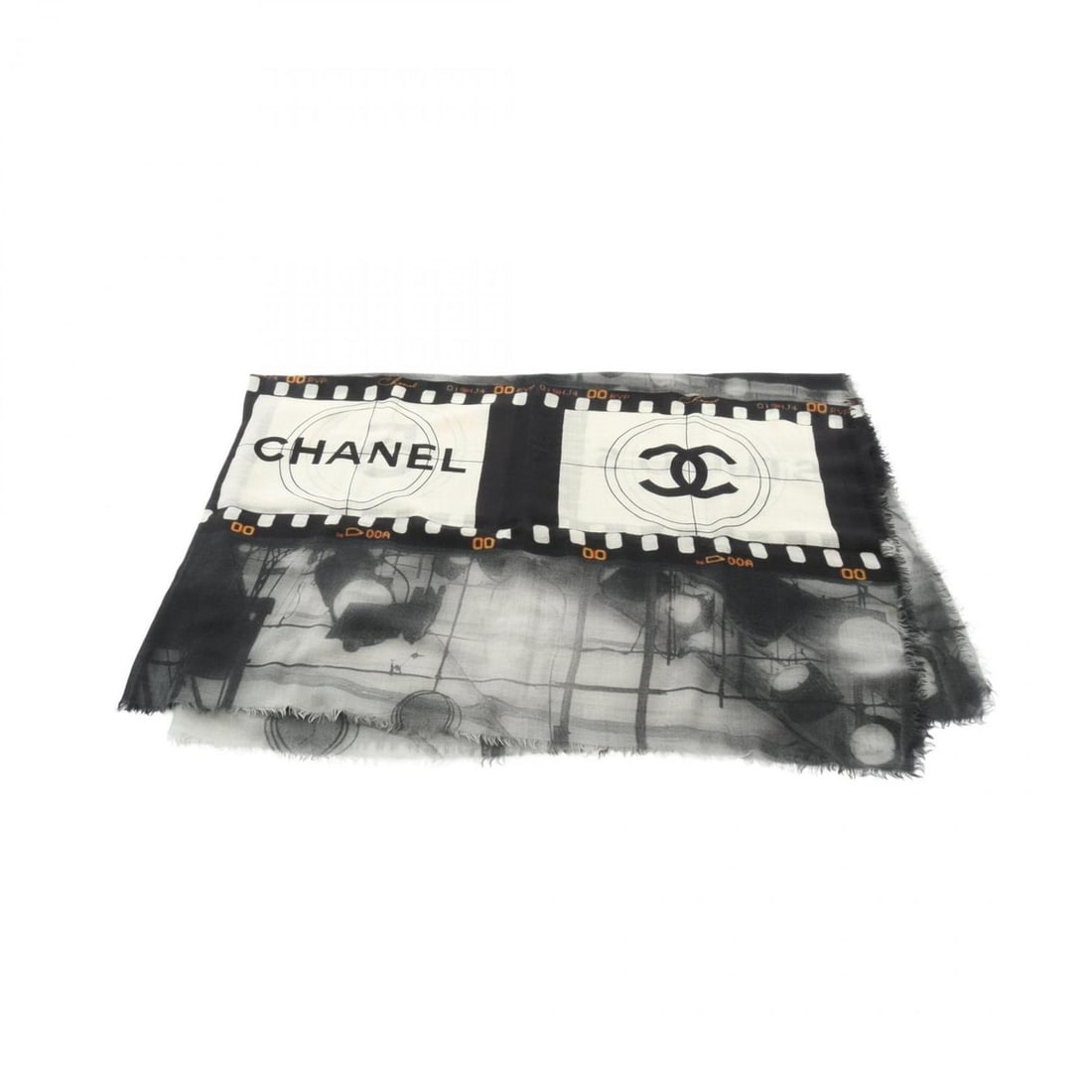 Chanel Coco Mark Cashmere Scarf for Women in Black and Multicolor: --- Catalog ---Category: SizeSize (LxW): 1.36m x 1.88m / 53.54'' x 74.01''Category: DesignType: ScarfColor: Black, Multi-colorGender: WomenMaterial: Cashmere Category: GeneralBrand: Chanel--- Item Lis