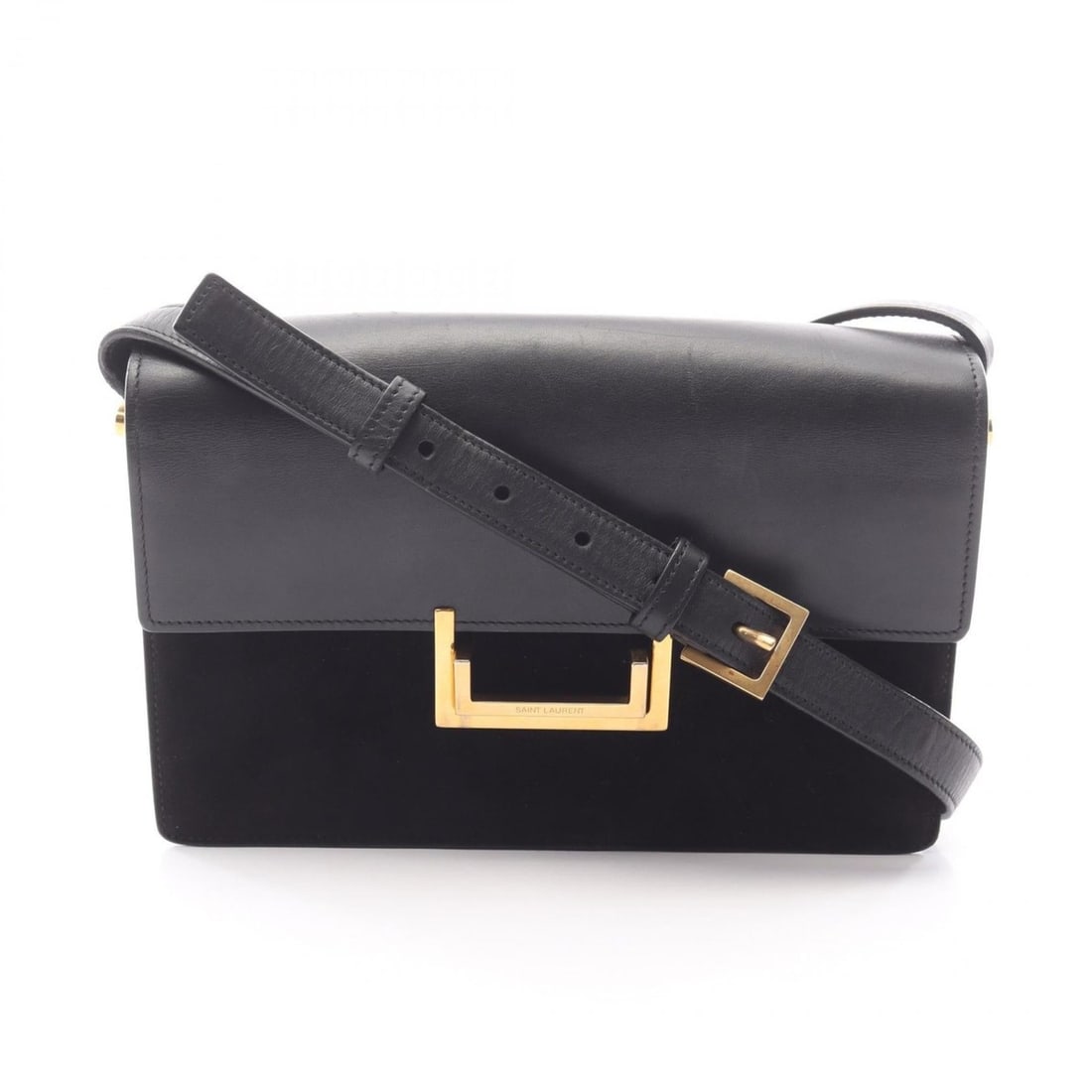 Yves Saint Laurent Saint Laurent Paris Classic Lulu Shoulder Bag in Leather and Suede, Black: --- Catalog ---Category: SizeSize (HxWxD): 17cm x 24cm / 6.69'' x 9.44''Category: DesignType: Shoulder bagColor: BlackGender: WomenMaterial: Leather , Suede Category: GeneralBrand: Yves Saint Laurent-