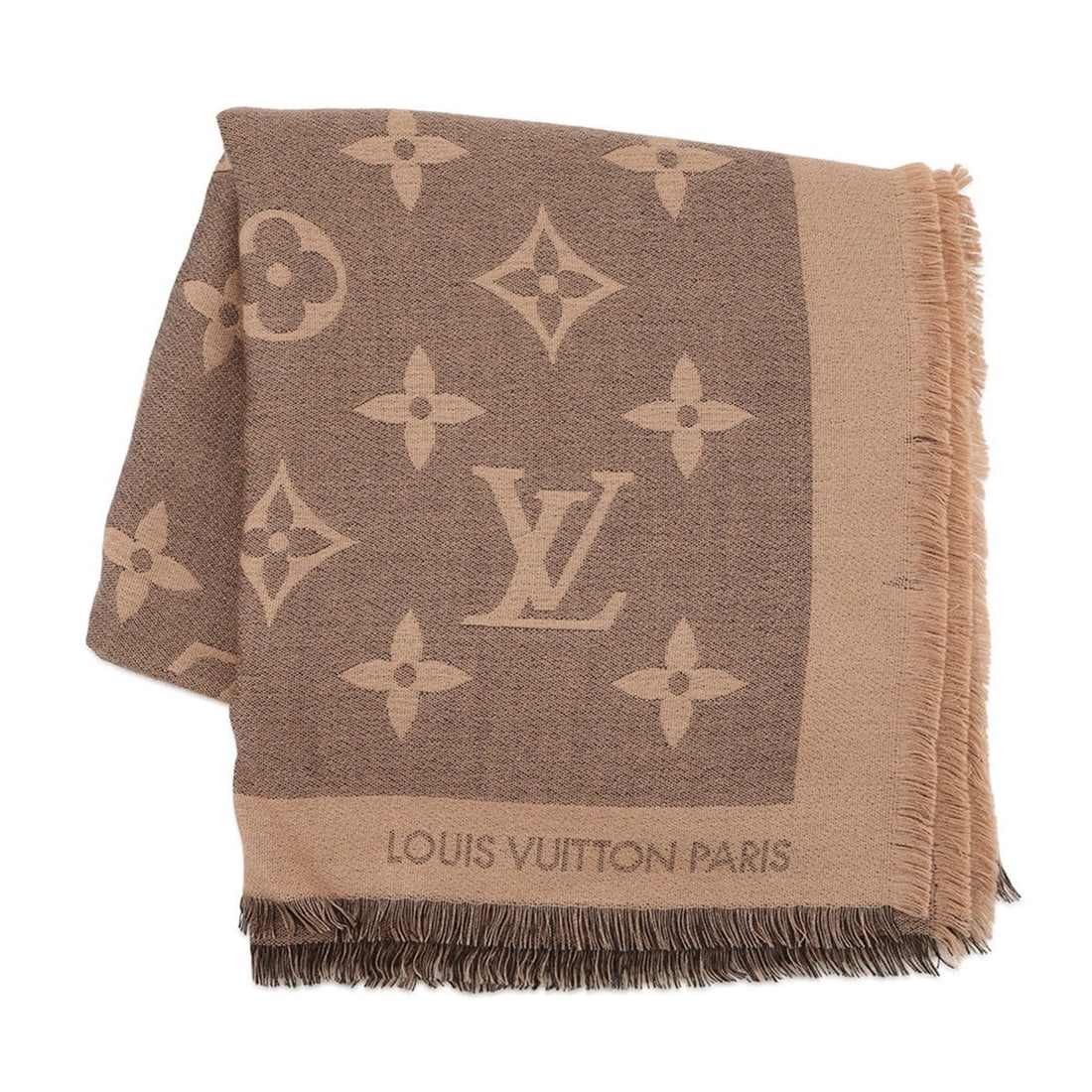 Louis Vuitton Monogram Giant Cashmere/Silk Scarf MP2382 (1 of 12)