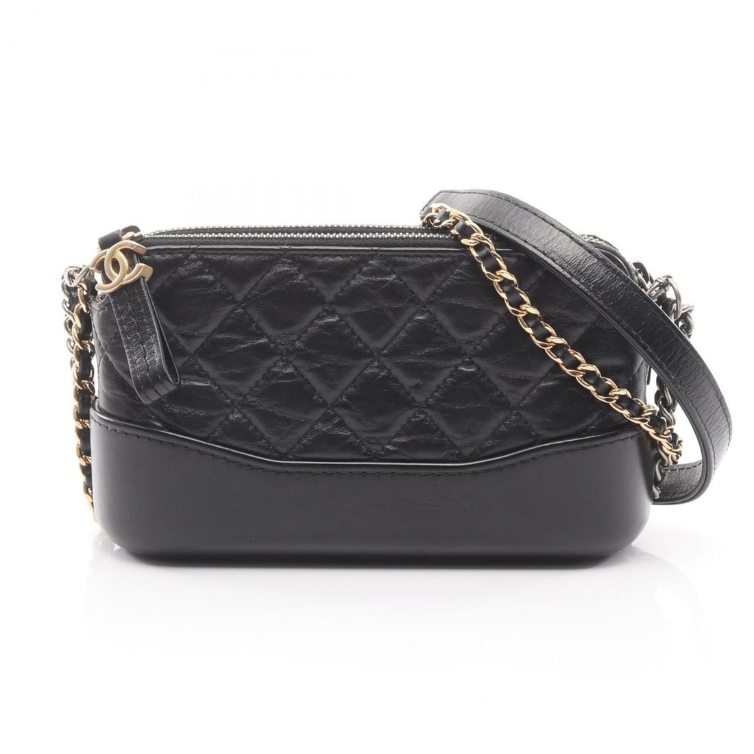 CHANEL Gabriel Coco Mark Shoulder Bag in Calfskin Leather, Black (1 of 16)