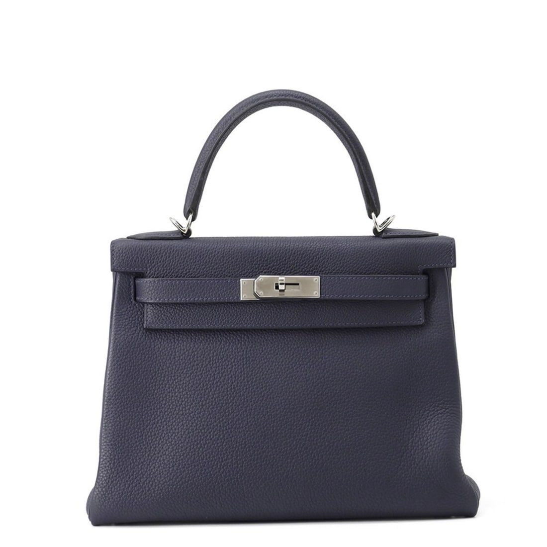 Hermes Hermès Kelly 28 Handbag, Inner Stitching, Blue Nuit/Togo, C Stamp, 2-Way Shoulder Bag: --- Catalog ---Category: SizeWeight: 880g / 1.94lb.Size (HxWxD): 20cm x 28cm x 12cm / 7.87'' x 11.02'' x 4.72''Strap Length: 90cm / 35.43''Category: DesignType: HandbagColor: Blue nuitGender: WomenClo