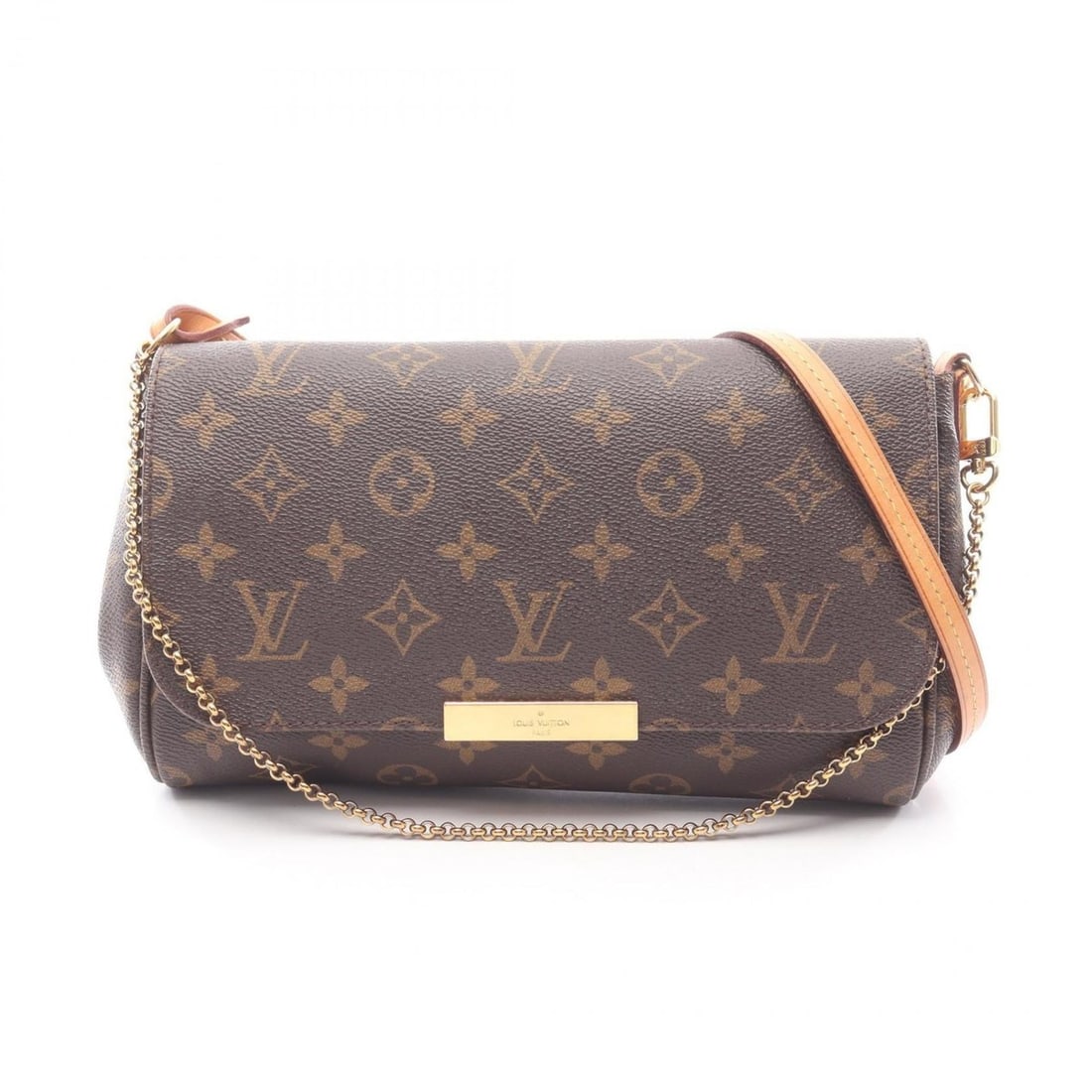 Louis Vuitton Favorite MM Handbag, Coated Canvas and Leather, Monogram, Women's, Brown, M40718: --- Catalog ---Category: SizeSize (HxWxD): 16.5cm x 24cm x 4cm / 6.49'' x 9.44'' x 1.57''Category: DesignType: HandbagColor: BrownGender: WomenMaterial: Coated canvas , Leather Category: GeneralMPN: M