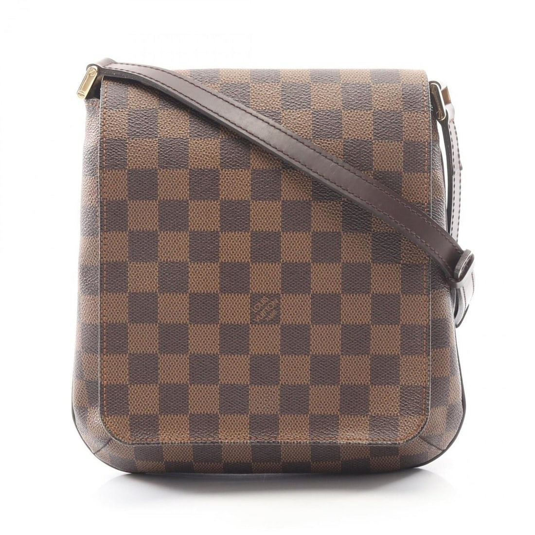 Louis Vuitton Musette Salsa Long Strap Shoulder Bag, Coated Canvas and Leather with Damier Finish,: --- Catalog ---Category: SizeSize (HxWxD): 24cm x 23cm x 6cm / 9.44'' x 9.05'' x 2.36''Category: DesignType: Shoulder bagColor: Brown, EbeneGender: WomenMaterial: Coated canvas , Leather Category: Gen