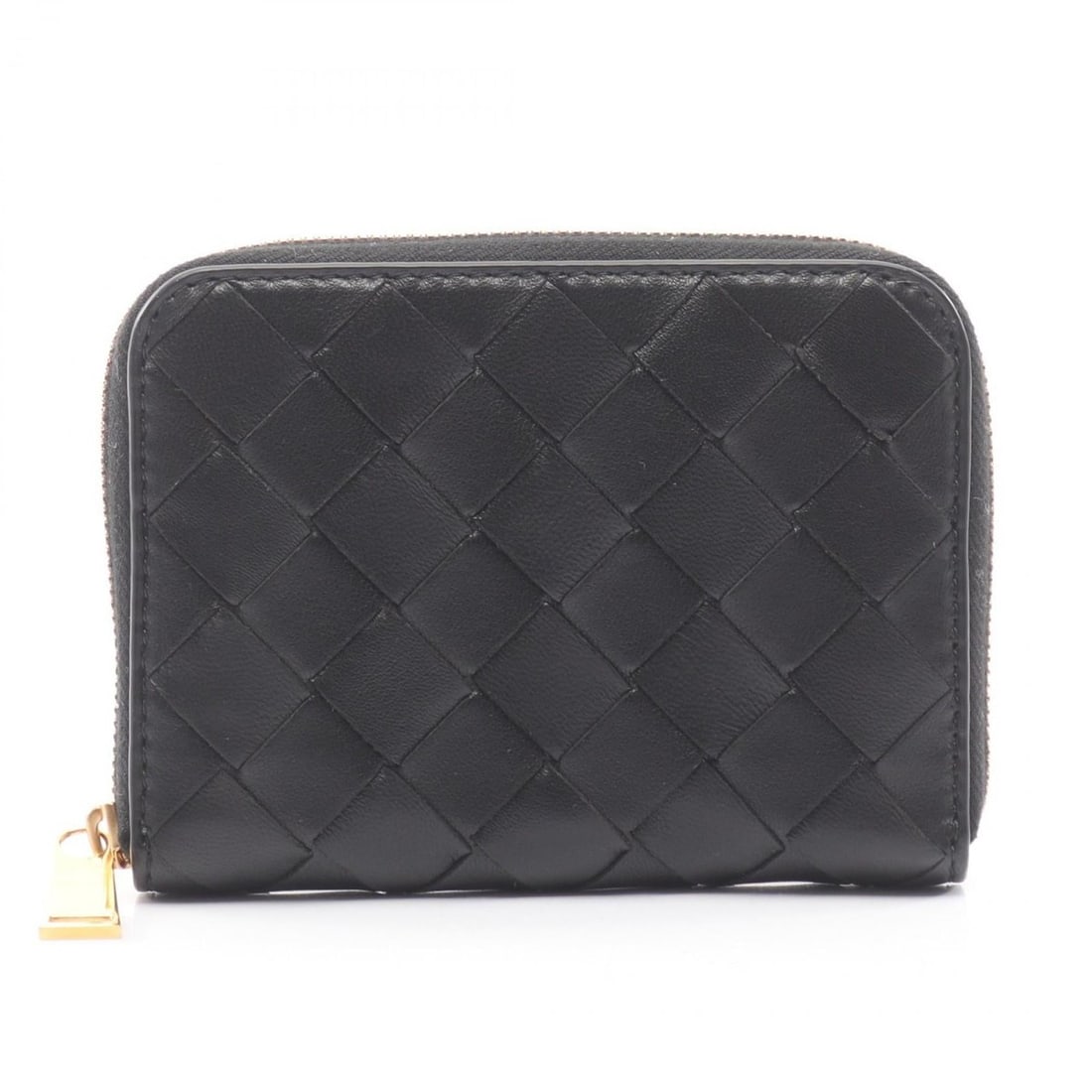 Bottega Veneta Intrecciato Wallet with Coin Purse, Leather, Men's and Women's, Black, 600874 VCPP2: --- Catalog ---Category: SizeSize (HxWxD): 9cm x 11.5cm x 1.5cm / 3.54'' x 4.52'' x 0.59''Category: DesignType: Coin purse/coin caseColor: BlackGender: Men,WomenMaterial: Leather Category: GeneralMPN: