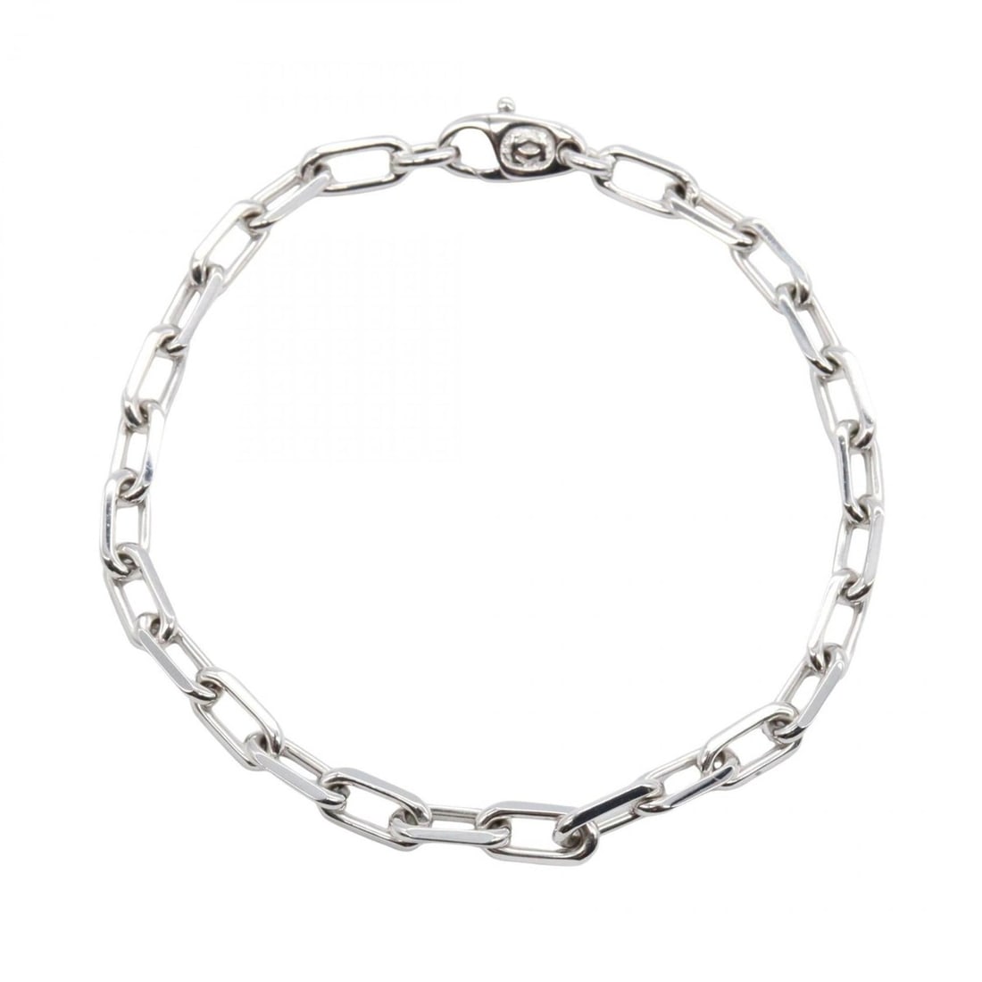 Cartier Spartacus Bracelet, 18K White Gold, for Men and Women, Silver: --- Catalog ---Category: SizeLength: 17.5cm / 6.88''Category: DesignType: Charm braceletColor: SilverGender: Men,WomenMaterial: White gold (18K)Category: GeneralBrand: Cartier--- Item List ---Section: