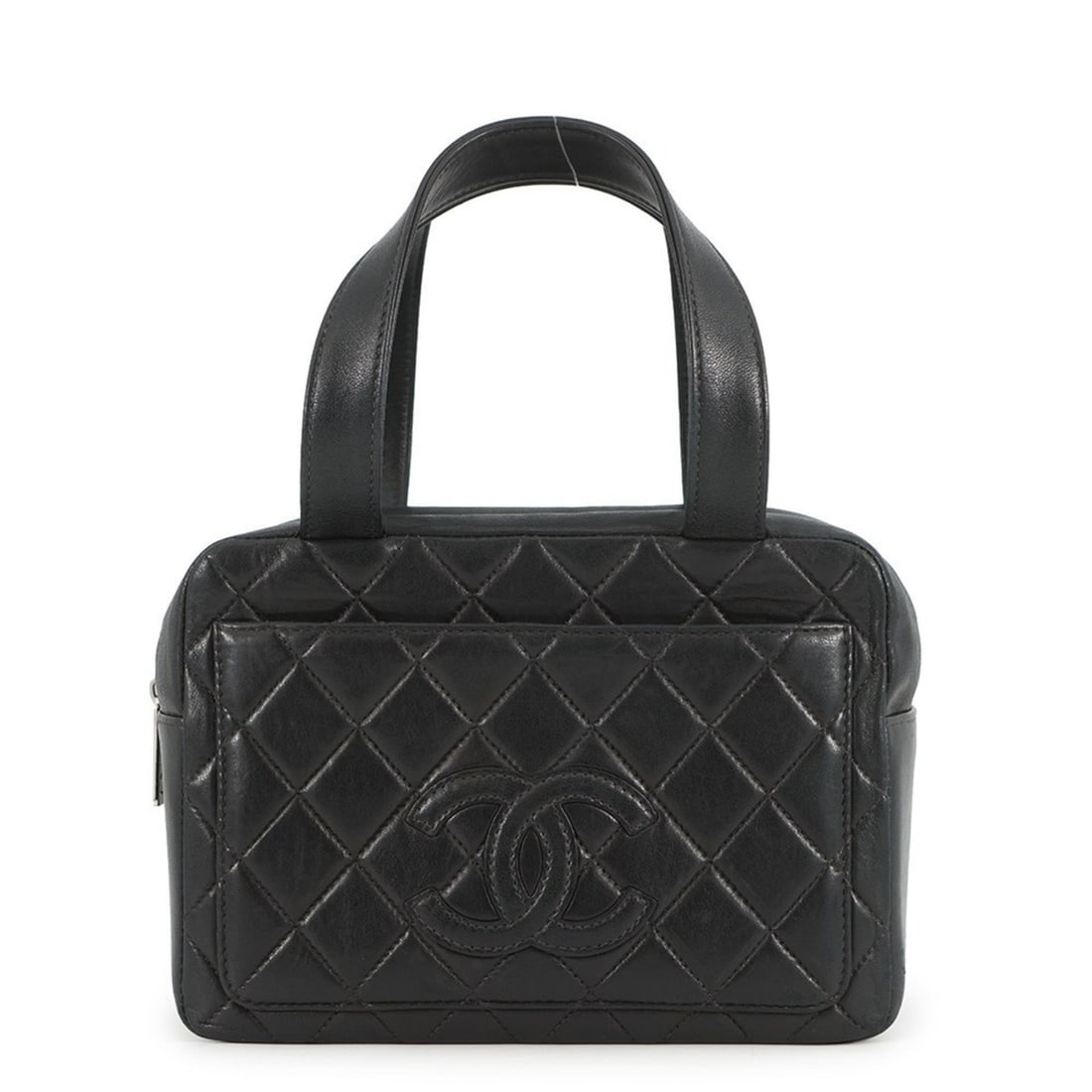Chanel handbag with Coco mark and lambskin, black (1 of 17)