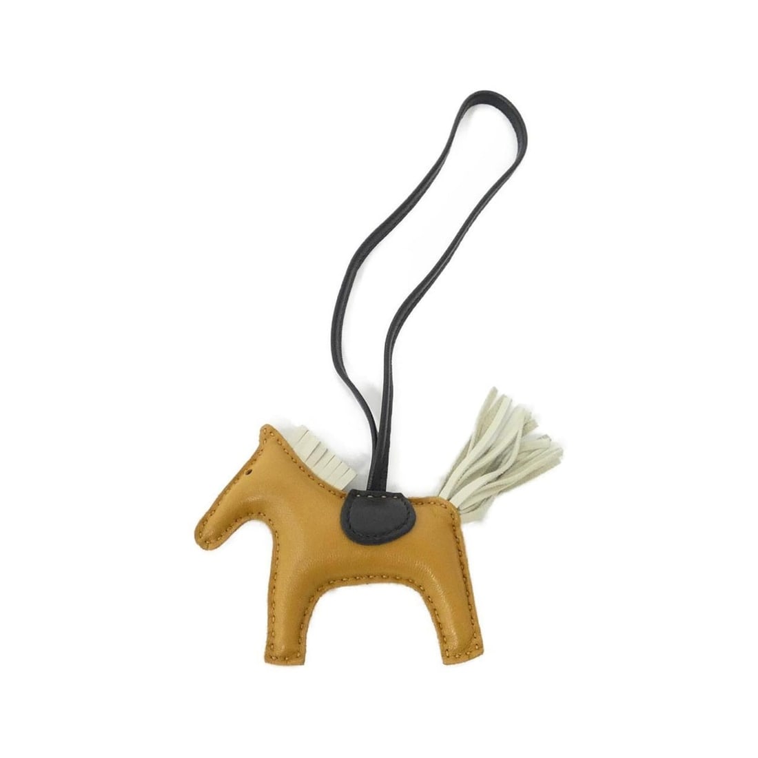 Hermes Rodeo Accessory Handbag Charm PM 064929CA: --- Catalog ---Category: SizeChain Length: 360.00mm / 14.17''Size (HxWxD): 70.00mm x 80.00mm / 2.76'' x 3.15''Category: DesignType: Handbag charmColor: BrownGender: Women,MenMaterial: Agneau MiloCateg