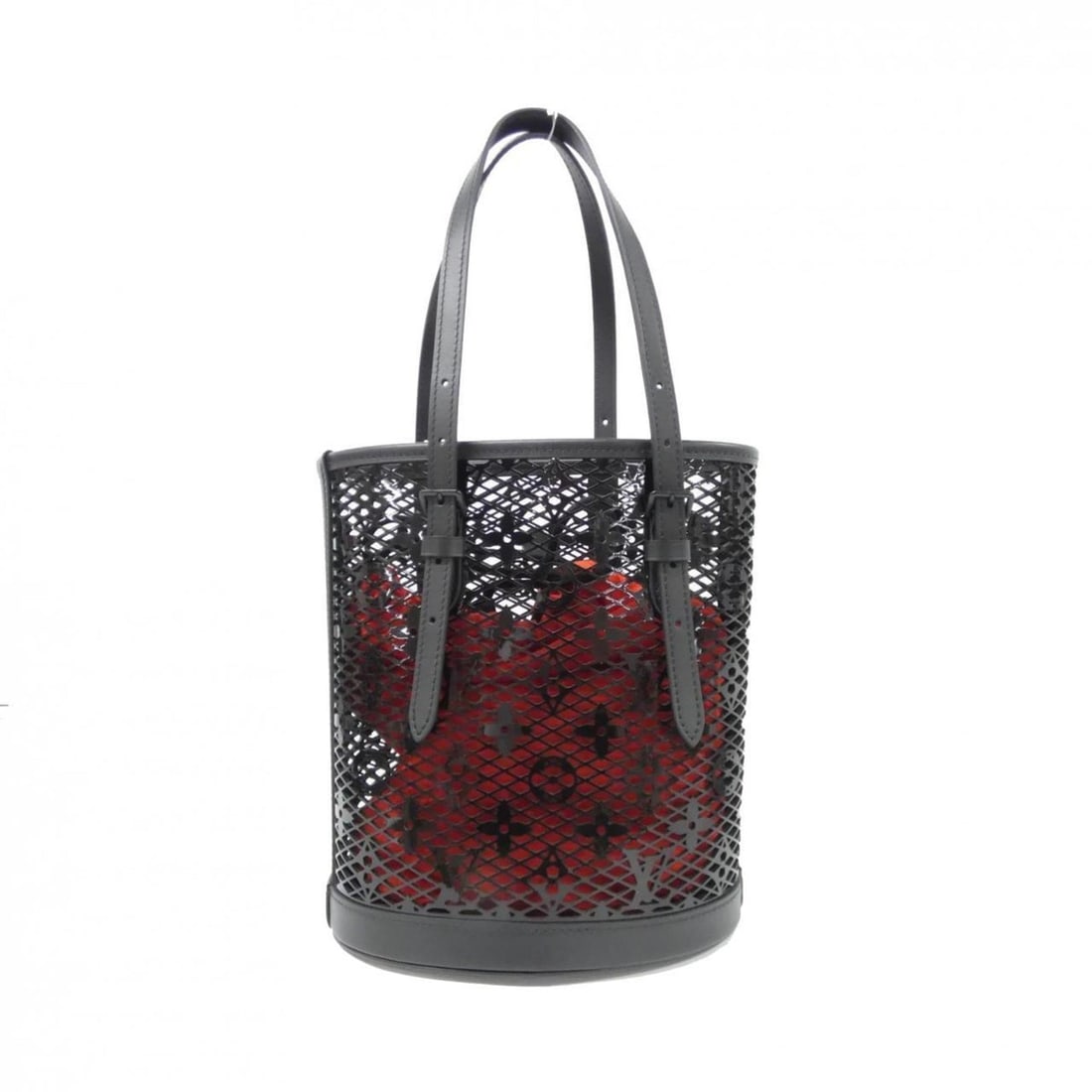 Louis Vuitton Monogram Lace Bucket PM M20352 Shoulder Bag: --- Catalog ---Category: SizeSize (HxWxD): 26cm x 23cm x 16cm / 10.23'' x 9.05'' x 6.29''Category: DesignType: Shoulder bagColor: BlackGender: WomenMaterial: Leather Leather/Fur Type: