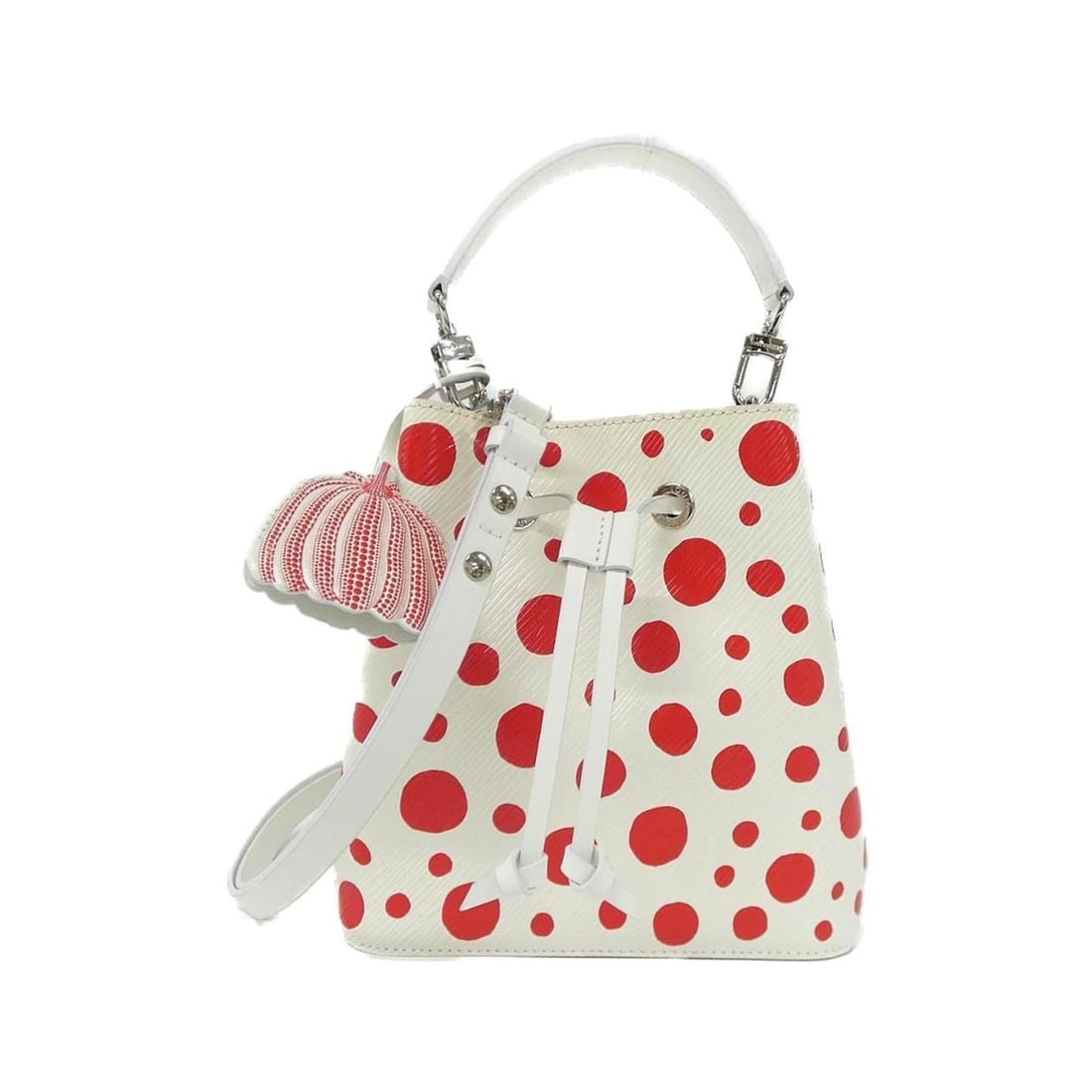 Louis Vuitton Epi (LV X YK) Neo Noe BB M21742 Shoulder Bag: --- Catalog ---Category: SizeSize (HxWxD): 20cm x 20cm x 13cm / 7.87'' x 7.87'' x 5.11''Category: DesignType: Shoulder bagColor: Rouge, WhiteGender: WomenMaterial: Leather Leather/Fur Type: CalfskinCa