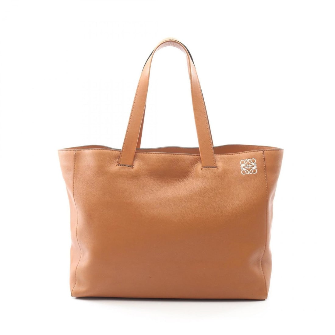 LOEWE EAST WEST SHOPPER LARGE Tote Bag, Leather, Women's, Brown (1 of 18)
