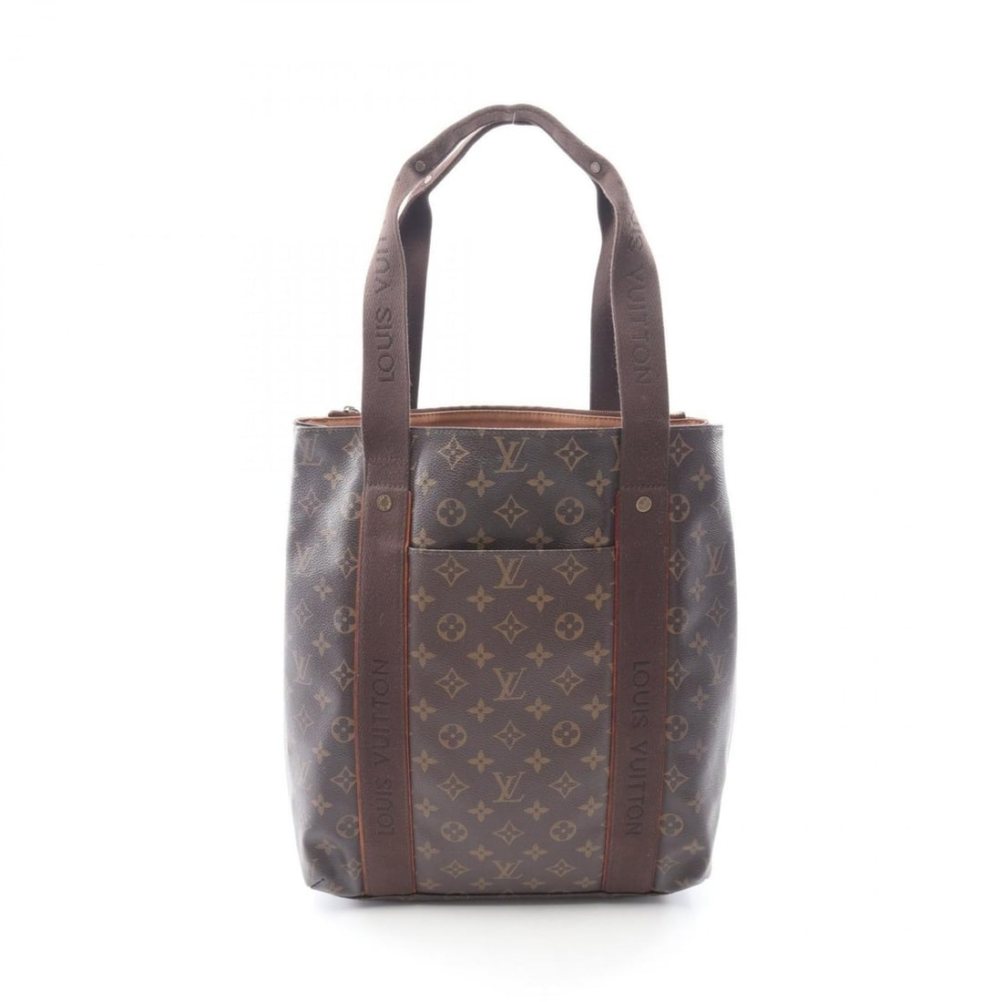 Louis Vuitton Cabas Bobur Tote Bag, Coated Canvas and Leather, Monogram, Brown, Men's Women's,: --- Catalog ---Category: SizeSize (HxWxD): 37cm x 32cm x 10cm / 14.56'' x 12.59'' x 3.93''Category: DesignType: Tote bagColor: BrownGender: Men,WomenMaterial: Coated canvas , Leather Category: General