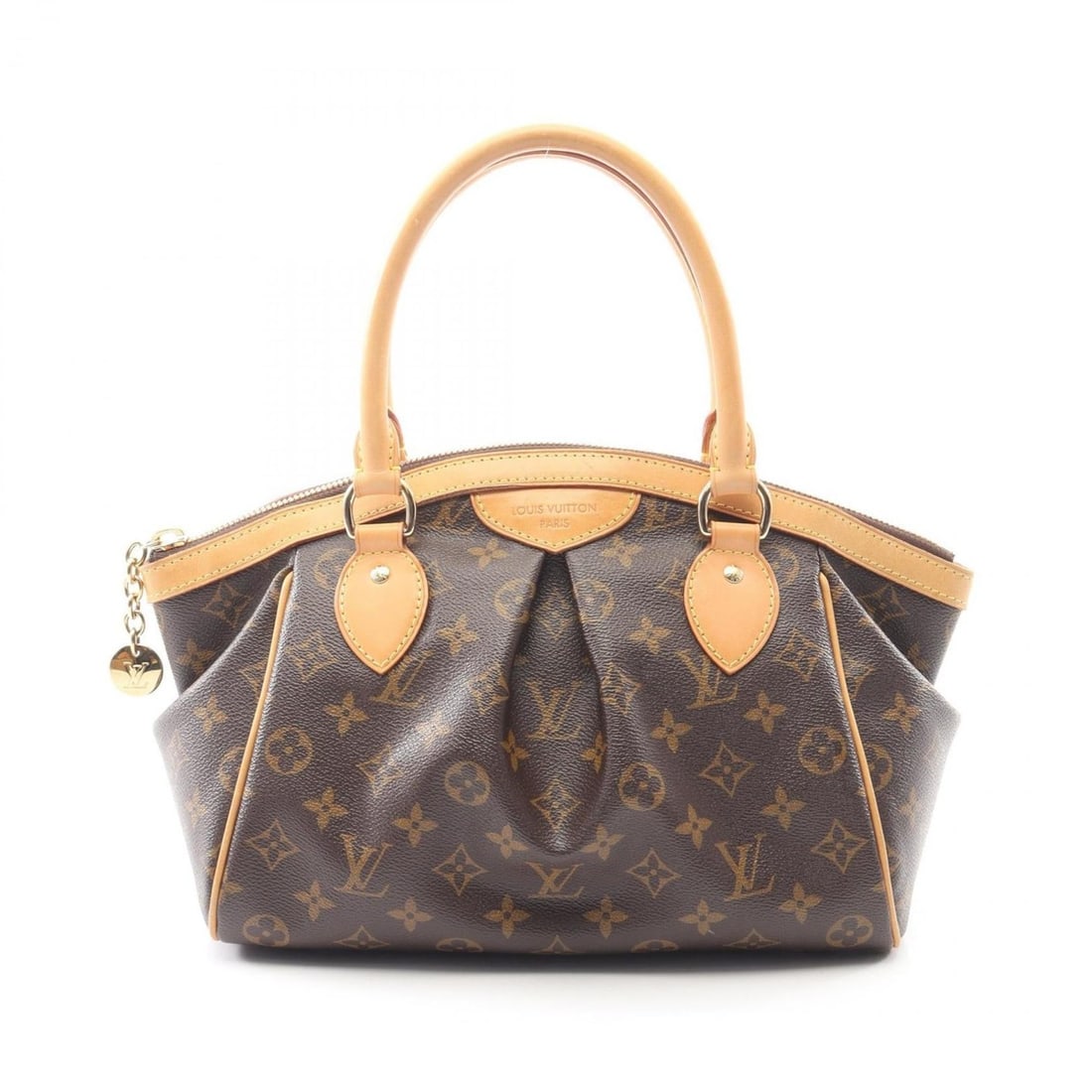 Louis Vuitton Tivoli PM Handbag, Coated Canvas and Leather, Monogram, Women's, Brown, M40143 (1 of 18)