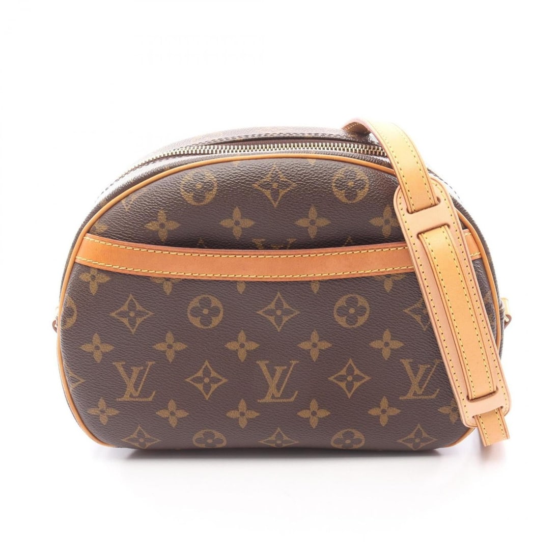 Louis Vuitton Blois Shoulder Bag, Coated Canvas and Leather, Monogram, Women's, Brown, M51221: --- Catalog ---Category: SizeSize (HxWxD): 19cm x 22cm x 11cm / 7.48'' x 8.66'' x 4.33''Category: DesignType: Shoulder bagColor: Brown, MonogramGender: WomenMaterial: Coated canvas , Leather Category: