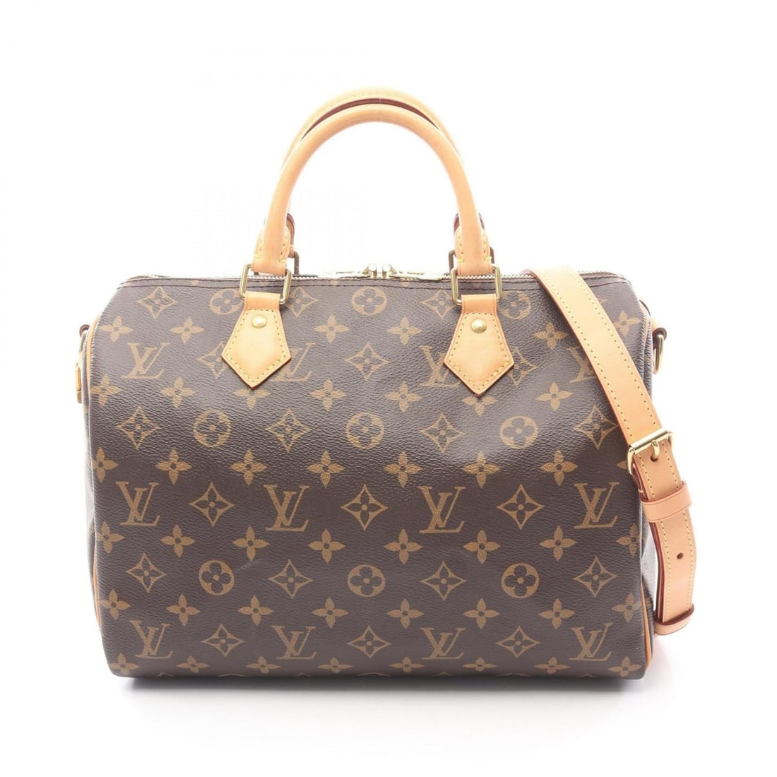 Louis Vuitton Speedy Bandouliere 30 Monogram Handbag, Coated Canvas and Leather, Women's, Brown, (1 of 11)