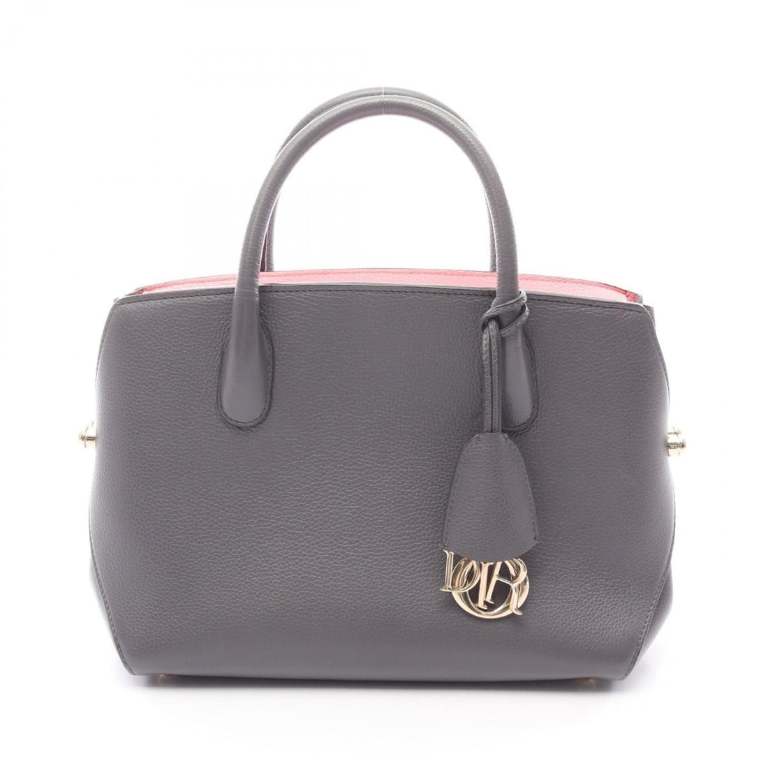 Christian Dior Dior Open Bar Small Handbag, Leather, Women's, Gray: --- Catalog ---Category: SizeSize (HxWxD): 21cm x 26cm x 12cm / 8.26'' x 10.23'' x 4.72''Category: DesignType: HandbagColor: GrayGender: WomenMaterial: Leather Category: GeneralBrand: Christian Dior--