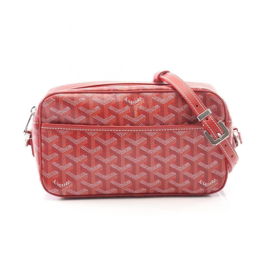 Goyard Cap Vert PM Shoulder Bag in Coated Canvas and Leather, Women's, Red Multicolor,: --- Catalog ---Category: SizeSize (HxWxD): 13cm x 22cm x 7cm / 5.11'' x 8.66'' x 2.75''Category: DesignType: Shoulder bagColor: Multi-color, Red colorGender: WomenMaterial: Coated canvas , Leather Cat