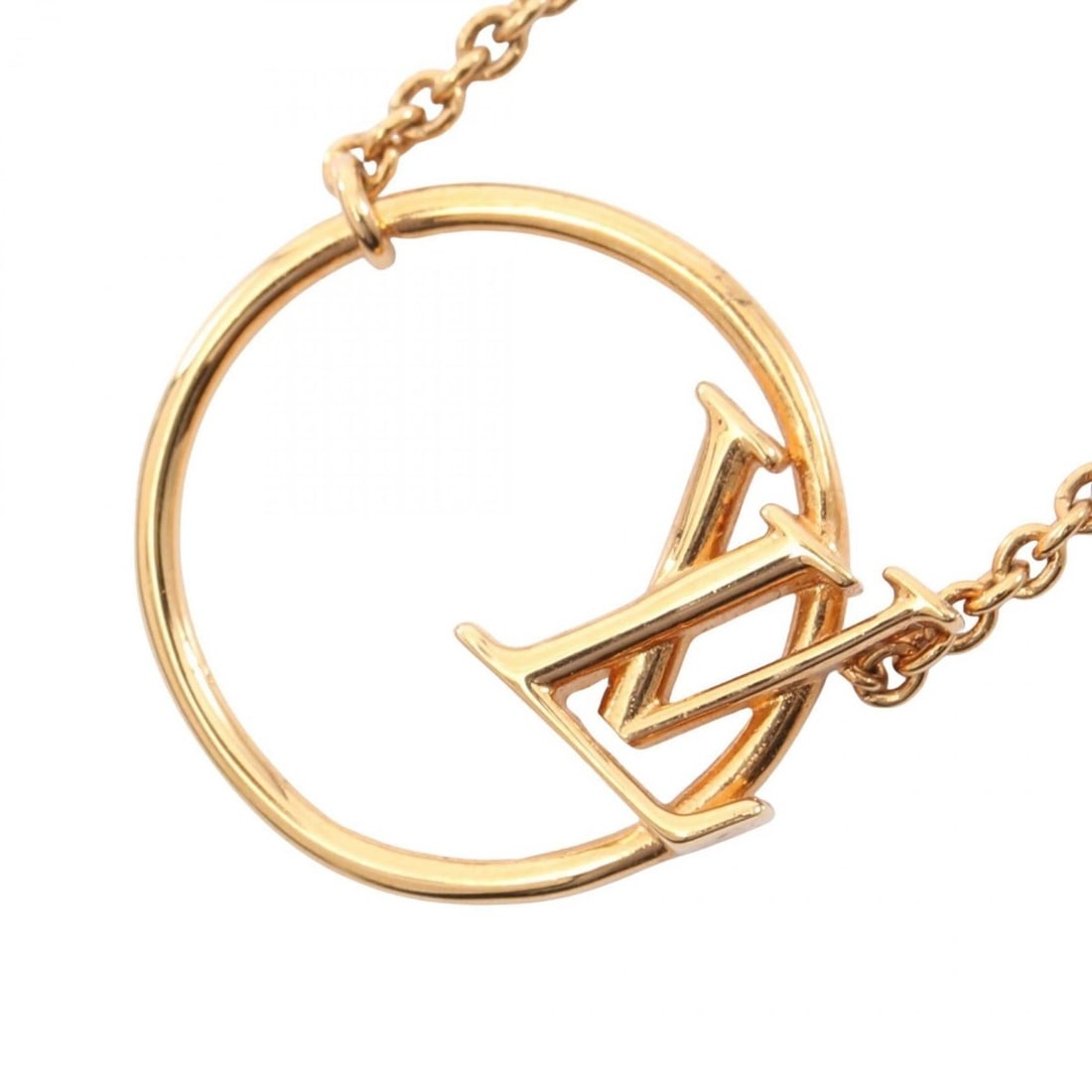 Louis Vuitton Collier LV Eclipse Necklace, Gold Plated, Women's, M00762: --- Catalog ---Category: SizePendant Size: 20mm x 20mm / 0.78'' x 0.78''Neck Circumference: 37 cm - 42 cm / 14.56'' - 16.53''Category: DesignColor: GoldGender: WomenMaterial: Gold platingNecklace Type