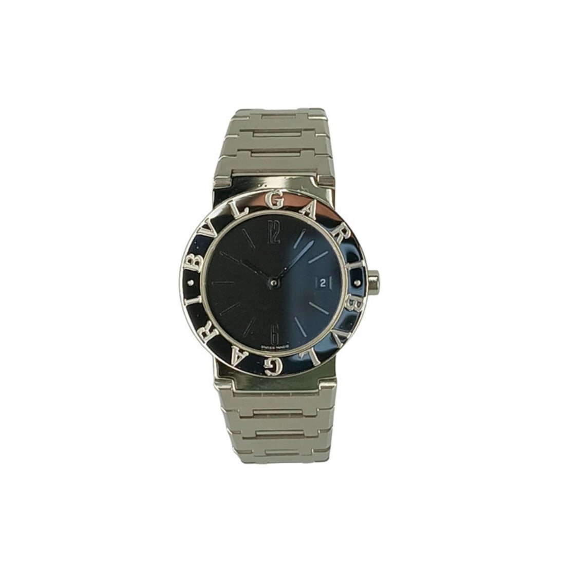 BVLGARI Bvlgari BB26SS Black Dial Stainless Steel Women's Analog Watch: --- Catalog ---Category: SizeWrist Size: 14.5cm / 5.7''Case Diameter: 26mm / 1.02''Category: DesignType: WristwatchGender: Men,WomenColor (Dial): BlackMaterial (Band): Stainless steelMaterial (Case):