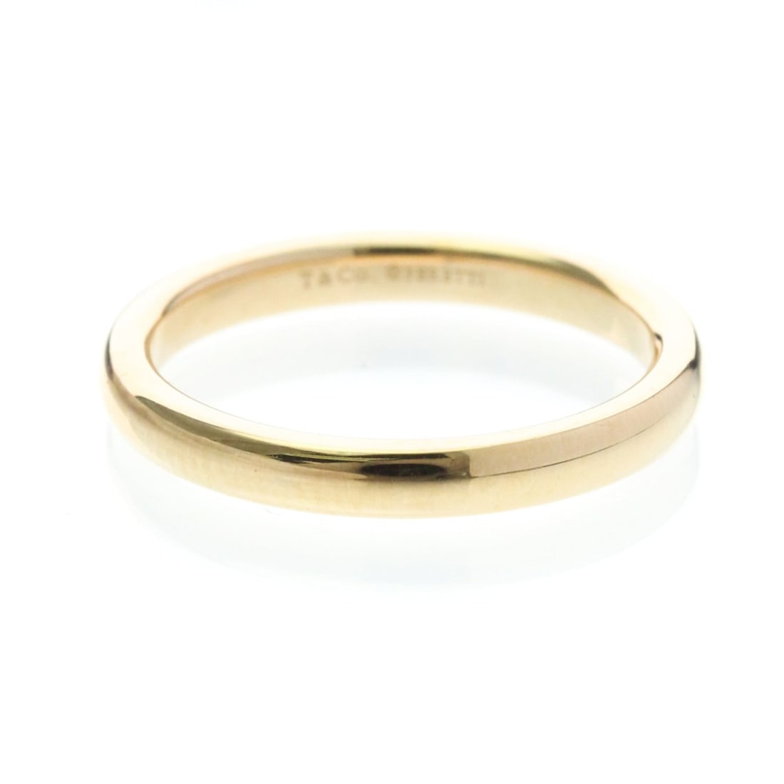 Tiffany Wedding Ring Pink Gold (18K) Fashion No Stone Wedding Ring Pink Gold: --- Catalog ---Category: SizeWidth: 2.9mm / 0.11''Weight: 4.3g / 0.15oz.JP Size: 15US Size: 7-7.5Category: DesignType: Wedding ringColor: Pink goldMetal: GoldStone: No StoneStyle: FashionGender: Men,W