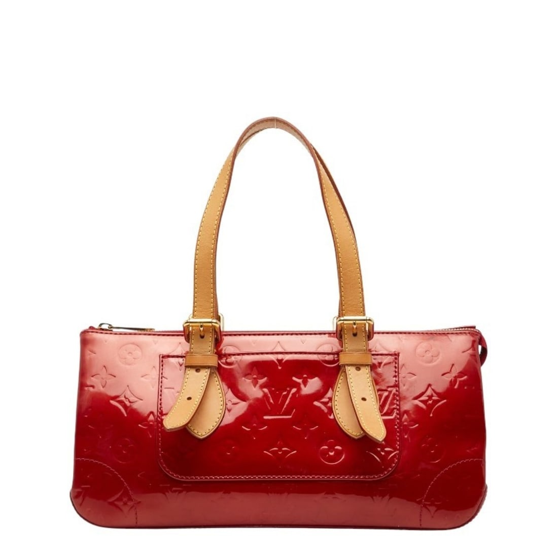 Louis Vuitton Monogram Vernis Rosewood Avenue Handbag/Shoulder Bag M93507 Pomme d'Amour Red Patent (1 of 20)