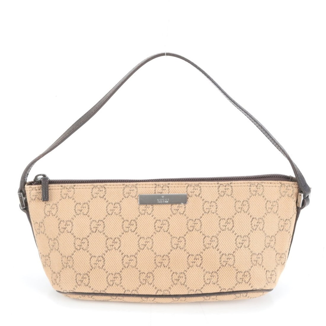 Gucci GG Canvas Accessory Pouch 07198 Leather Handbag Shoulder Bag for Women: --- Catalog ---Category: SizeSize (HxWxD): 11cm x 21cm x 9cm / 4.33'' x 8.26'' x 3.54''Category: DesignType: Handbag, Pouch, Shoulder bagColor: BeigeGender: WomenMaterial: Leather , Canvas Category: G