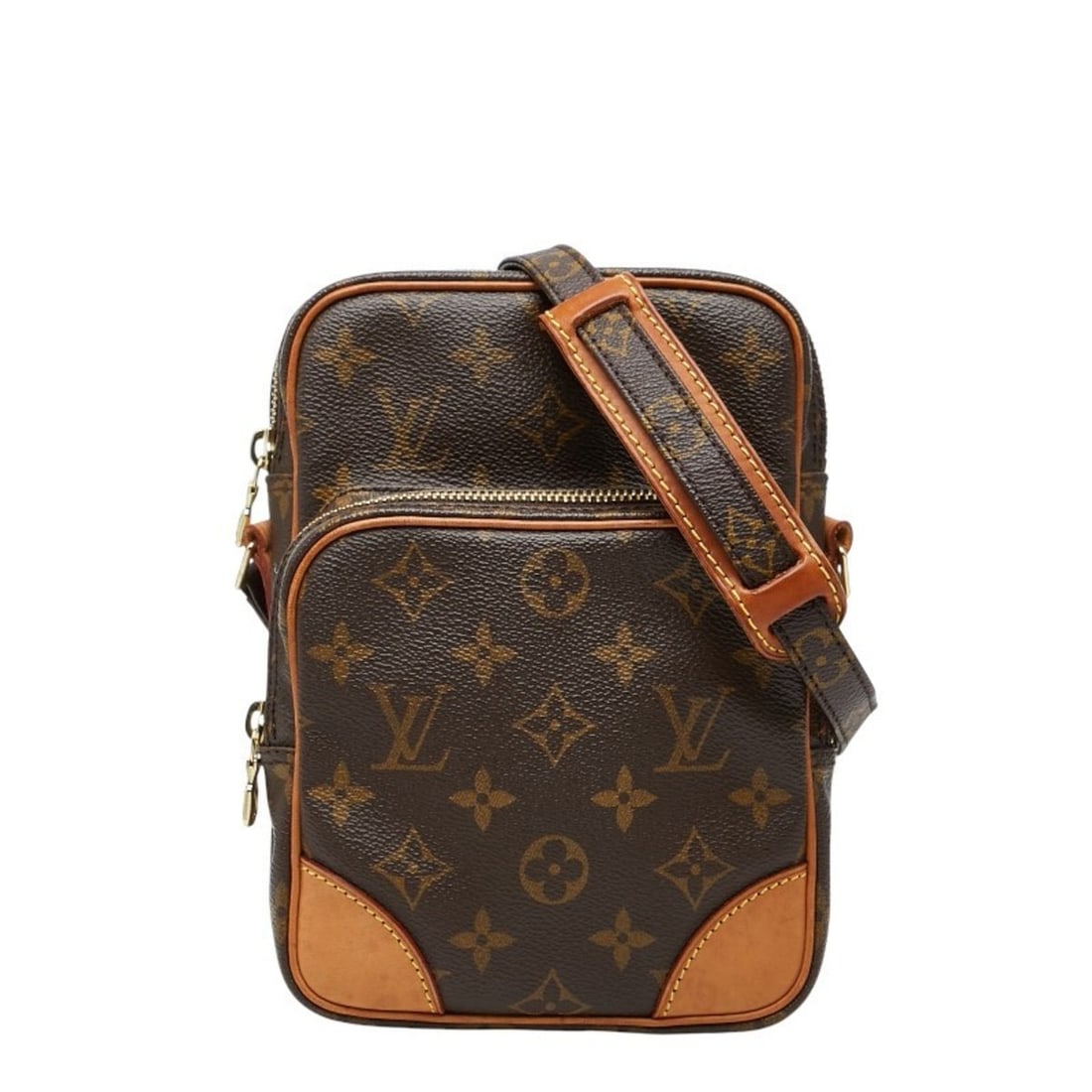 Louis Vuitton Monogram Amazon Crossbody Shoulder Bag M45236 Brown Leather Women's LOUIS VUITTON (1 of 12)