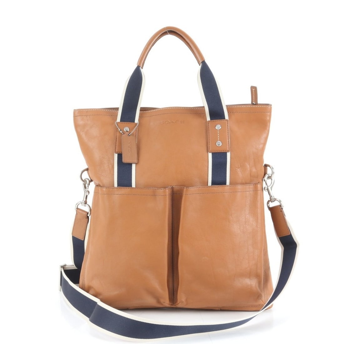 Coach Heritage Web Leather Tote Bag/Shoulder Bag for Men (1 of 9)