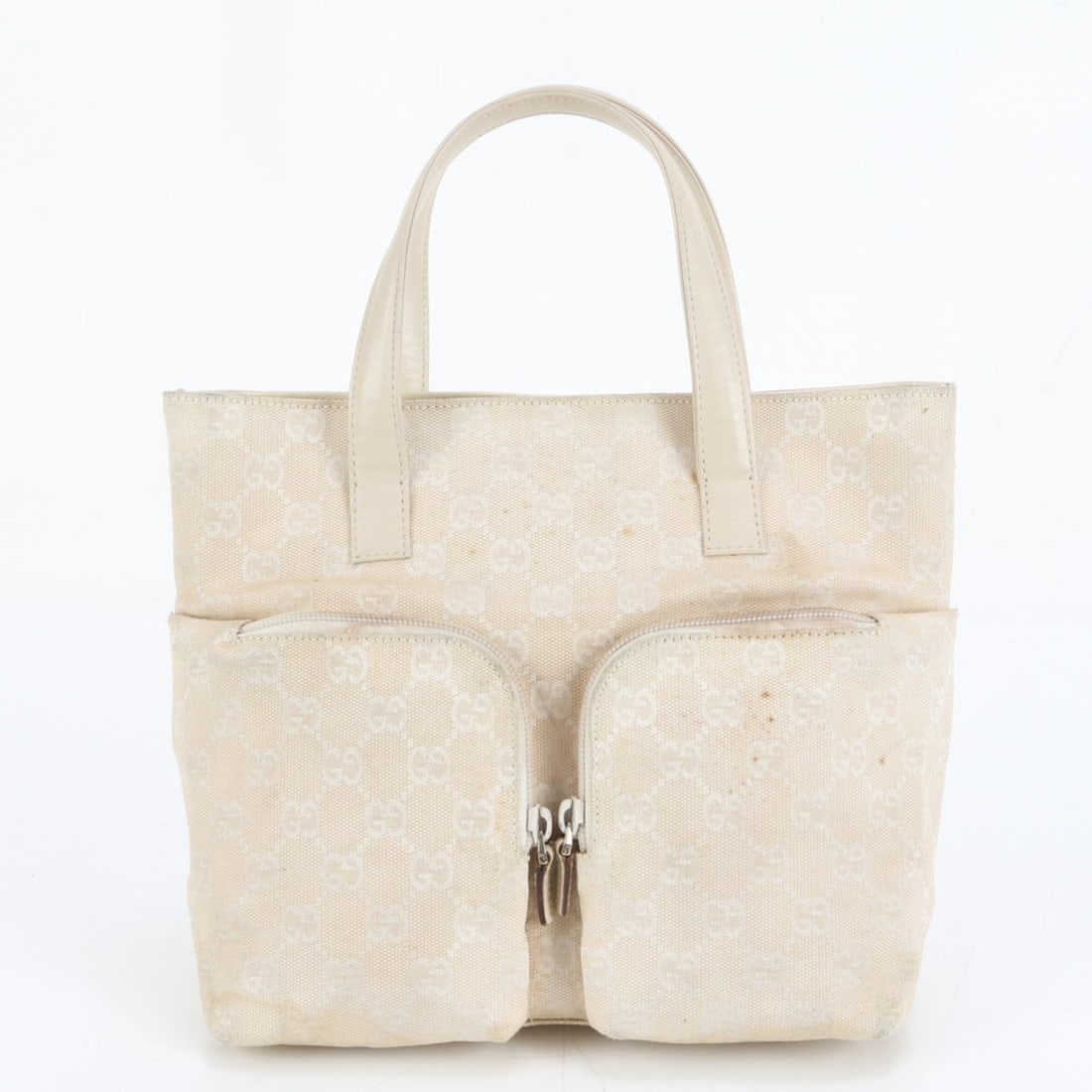 Gucci GG Canvas 002 1080 Leather Handbag Tote Bag Beige Women's: --- Catalog ---Category: SizeSize (HxWxD): 22cm x 23cm x 9cm / 8.66'' x 9.05'' x 3.54''Handle Length: 30cm / 11.81''Category: DesignType: Handbag, Tote bagColor: IvoryGender: WomenMaterial: Leather ,