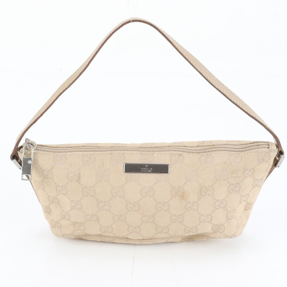 Gucci GG Canvas Accessory Pouch Beige 07198 Leather Handbag for Women: --- Catalog ---Category: SizeSize (HxWxD): 11cm x 21cm x 8cm / 4.33'' x 8.26'' x 3.14''Category: DesignType: Handbag, PouchColor: BeigeGender: WomenMaterial: Leather , Canvas Category: GeneralMPN: 071