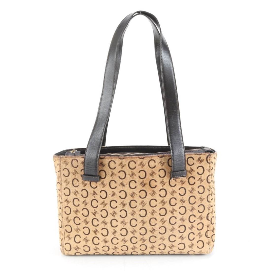 Celine C Macadam Harako Leather Tote Bag Shoulder Handbag Brown Women's: --- Catalog ---Category: SizeSize (HxWxD): 22cm x 31cm x 7cm / 8.66'' x 12.2'' x 2.75''Category: DesignType: Shoulder bag, Tote bagColor: BrownGender: WomenMaterial: Leather Category: GeneralBrand: Ce