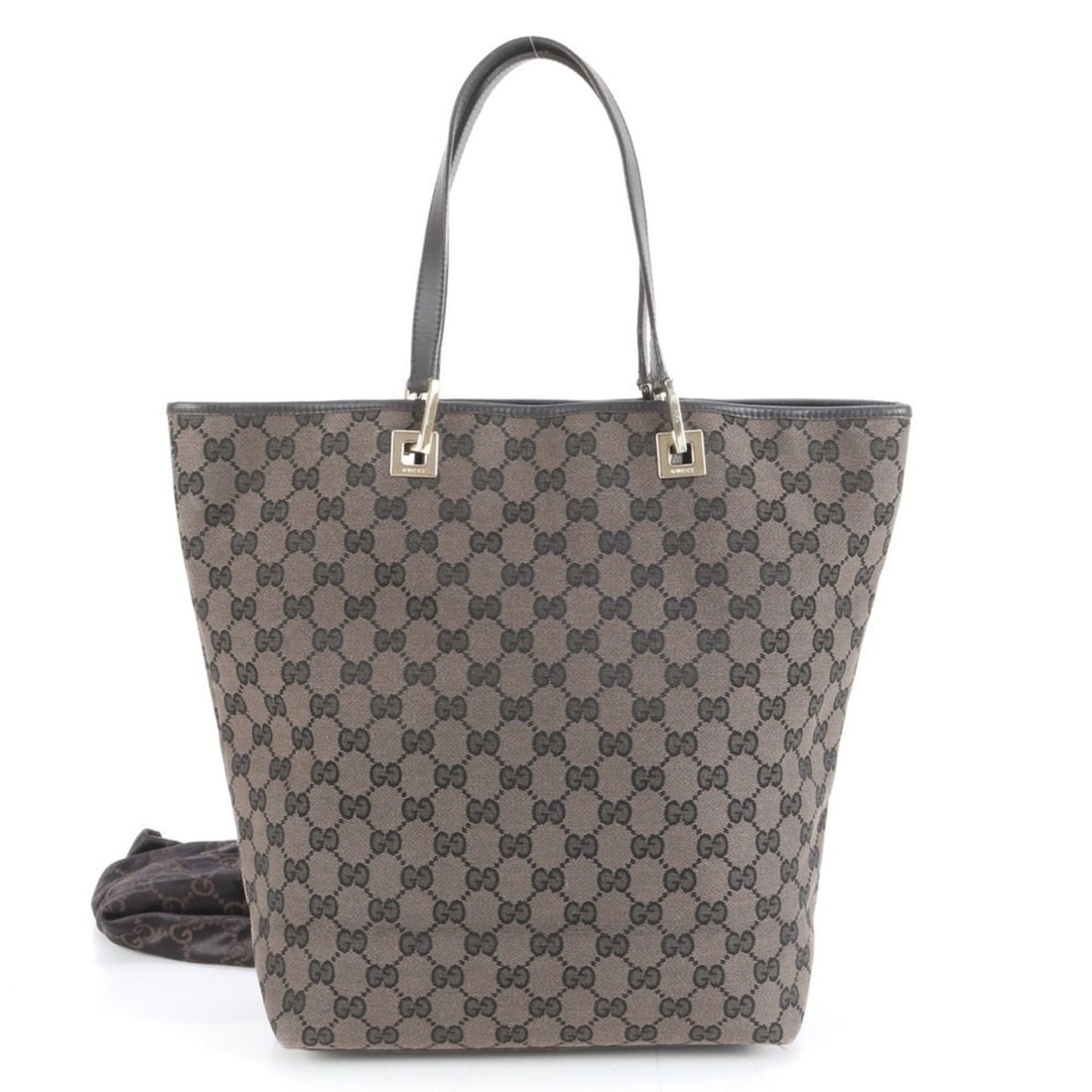 Gucci GG Canvas 002 1098 Leather Tote Bag Shoulder Handbag Brown Women's: --- Catalog ---Category: SizeSize (HxWxD): 31cm x 25cm x 12cm / 12.2'' x 9.84'' x 4.72''Category: DesignType: Shoulder bag, Tote bagColor: BrownGender: WomenMaterial: Leather , Canvas Category: Genera