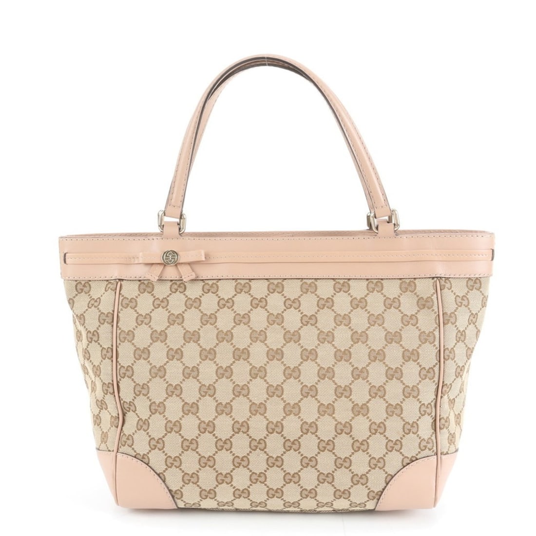 Gucci GG Canvas Mayfair 257061 Leather Tote Bag Shoulder Handbag Women's: --- Catalog ---Category: SizeSize (HxWxD): 25cm x 29cm x 13cm / 9.84'' x 11.41'' x 5.11''Category: DesignType: Shoulder bag, Tote bagColor: BeigeGender: WomenMaterial: Leather , Canvas Category: Gener