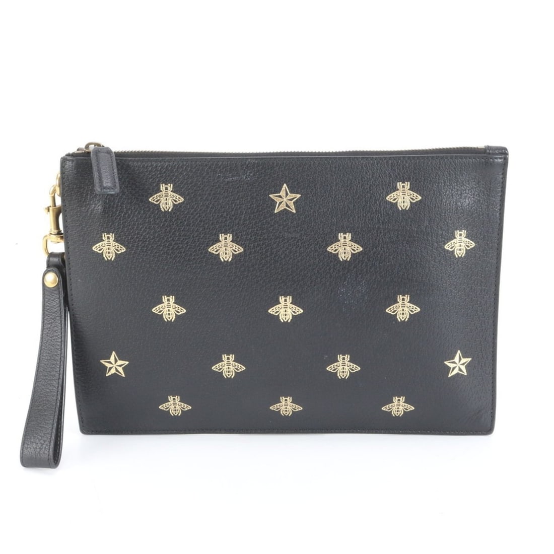 Gucci B-Star 495066 Leather Clutch Bag/Clutch Pouch Black Men's: --- Catalog ---Category: SizeSize (HxWxD): 21cm x 30cm x 1cm / 8.26'' x 11.81'' x 0.39''Category: DesignType: Clutch bag, PouchColor: BlackGender: MenMaterial: Leather Category: GeneralMPN: 495066Bran