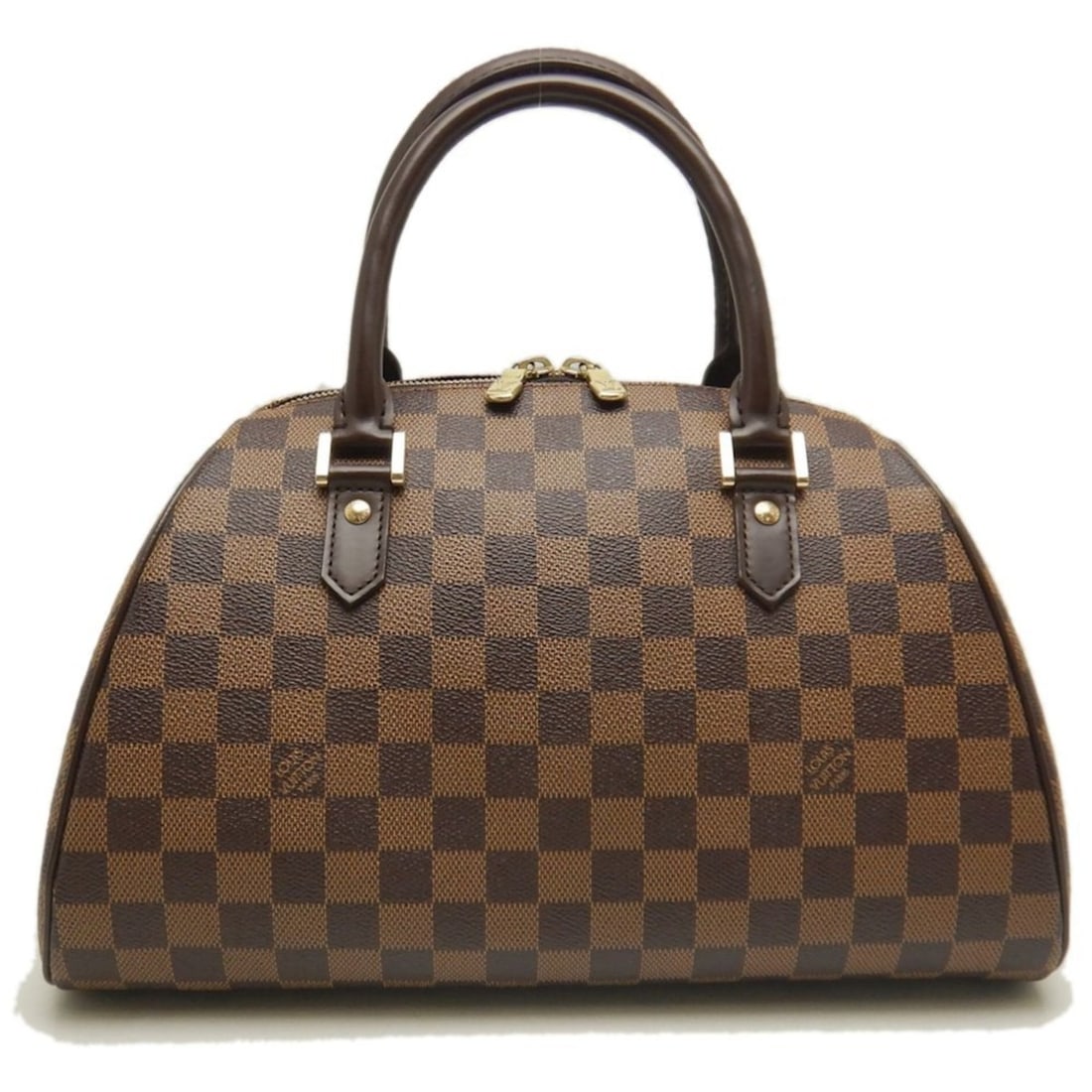LOUIS VUITTON Damier Rivera MM N41434 Ebene Handbag for Women, 253561: --- Catalog ---Category: SizeSize (HxWxD): 20cm x 35cm x 19.5cm / 7.87'' x 13.77'' x 7.67''Category: DesignType: HandbagColor: EbeneGender: WomenMaterial: PVC Category: GeneralMPN: N41434Brand: Louis