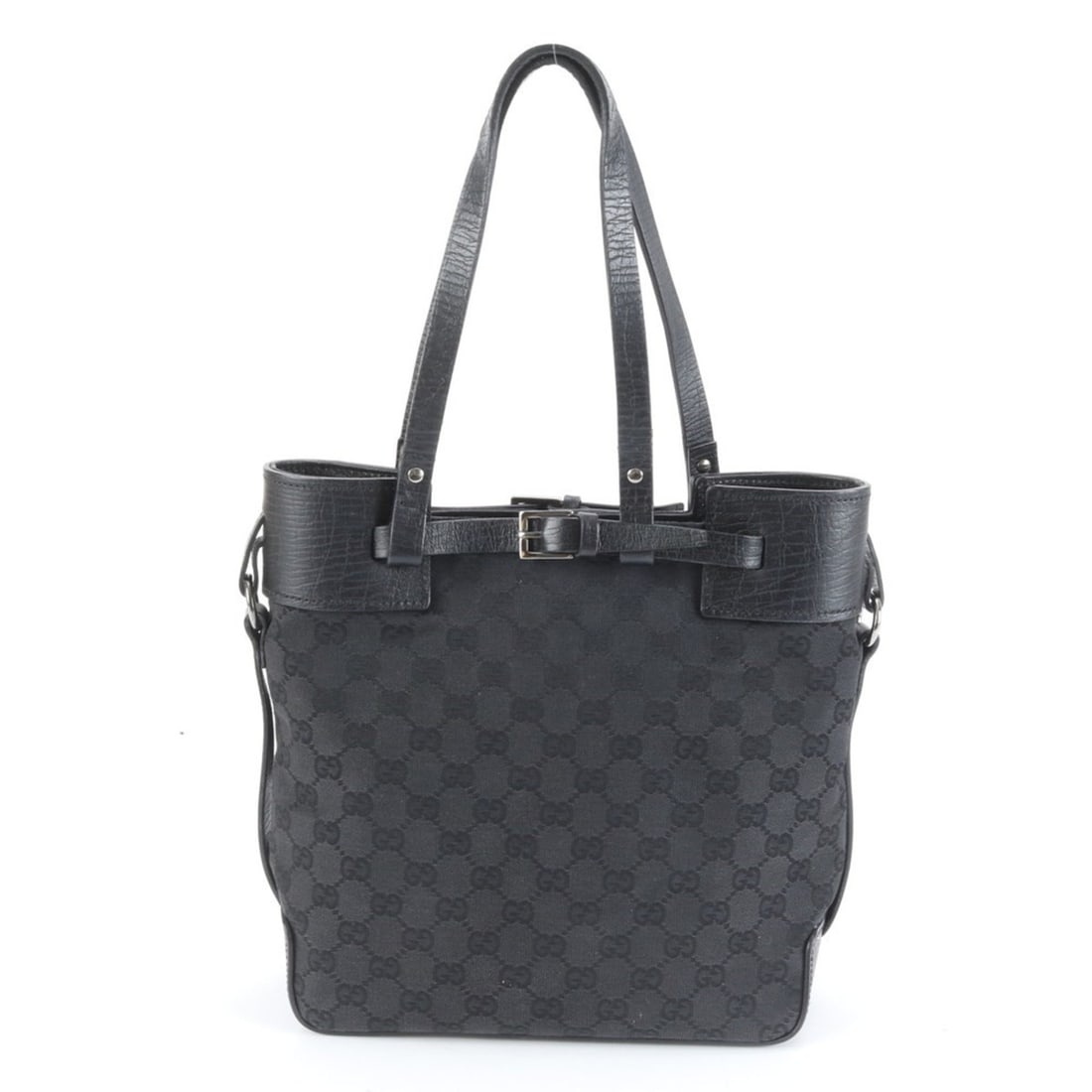 Gucci GG Canvas 107757 Leather Tote Bag Shoulder for Women (1 of 10)