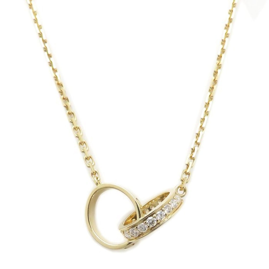 CARTIER Baby Love Diamond Necklace in 18K Yellow Gold for Women, 294987 (1 of 14)