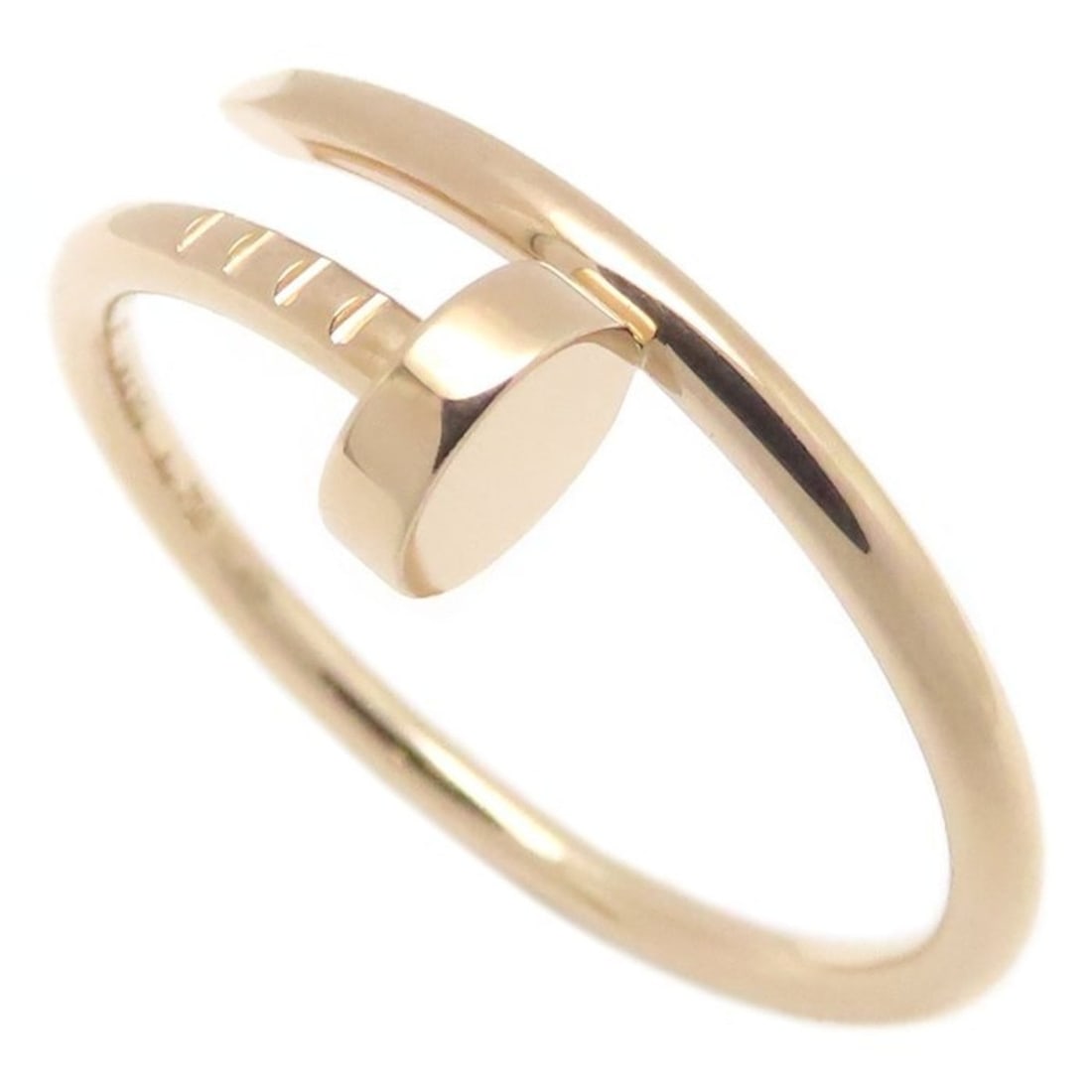 CARTIER Juste un Clou Ring, Small Model #61, 18K Gold, Men's, B4225861 294975: --- Catalog ---Category: SizeWeight: 3.8g / 0.13oz.JP Size: 20.5US Size: 10Category: DesignType: Band ringGender: MenMaterial: Pink gold (18K)Category: GeneralLine: Juste un ClouBrand: Cartier--- Item
