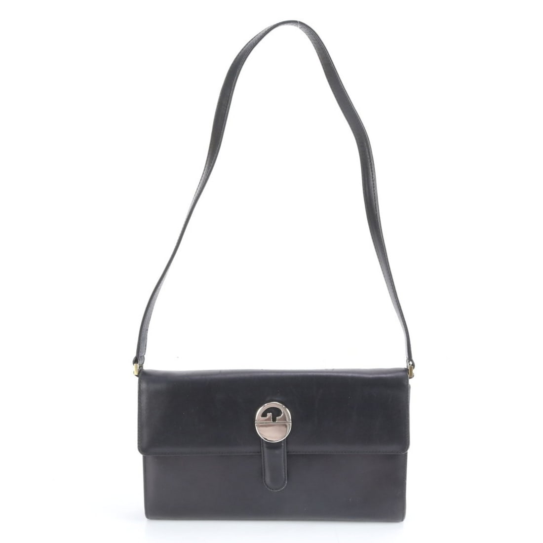 Gucci Old Leather Shoulder Bag One-Shoulder Tote Black Women's (1 of 16)