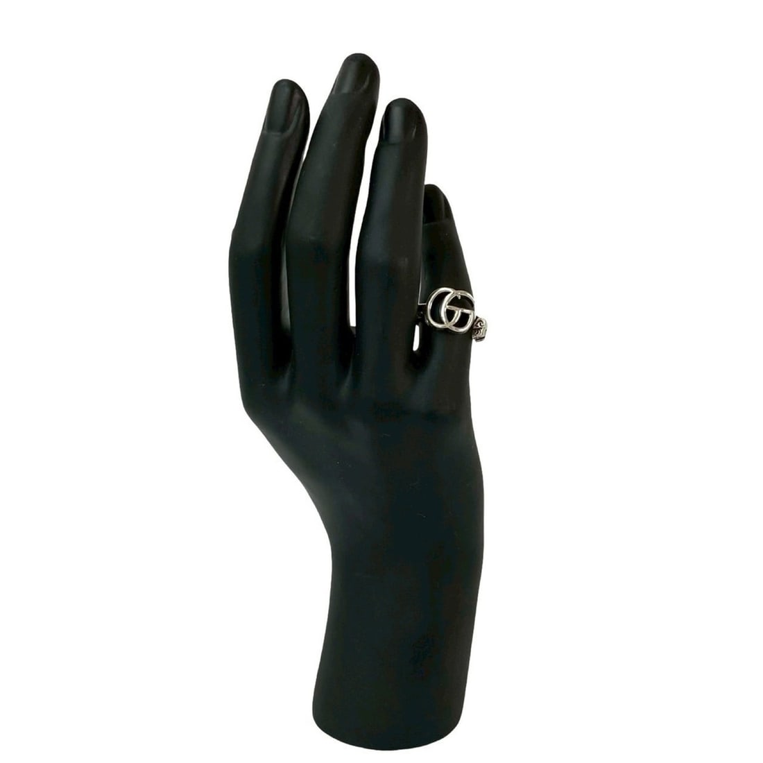 GUCCI Arabesque Double G Key Motif Silver 925 Ring, Size 13, 1675c: --- Catalog ---Category: SizeJP Size: 13US Size: 6.5Category: DesignType: Band ringColor: SilverGender: WomenMaterial: Silver 925Category: GeneralBrand: Gucci--- Item List ---Section: ConditionRanking